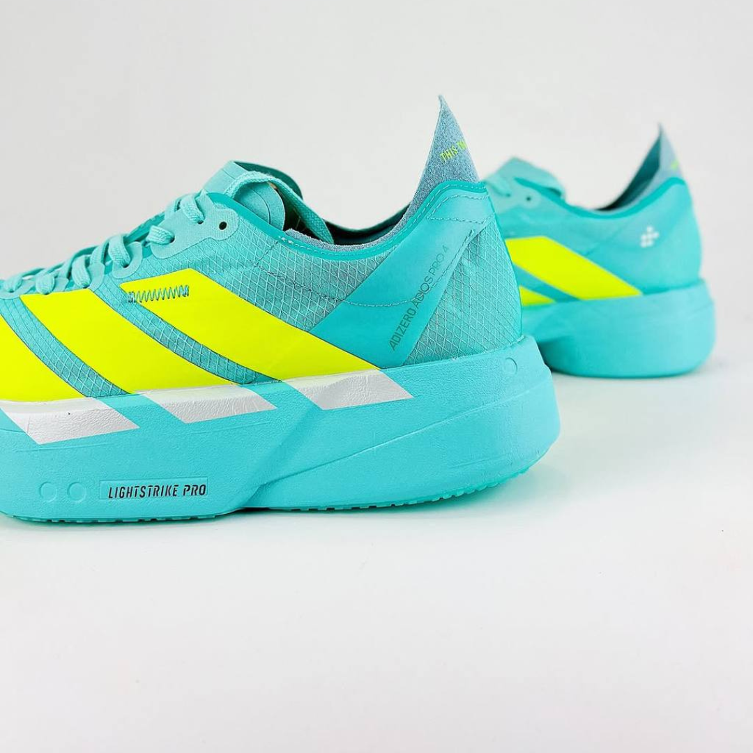 Adidas Adizero Adios Pro 4 Flash Aqua Lucid Lemon