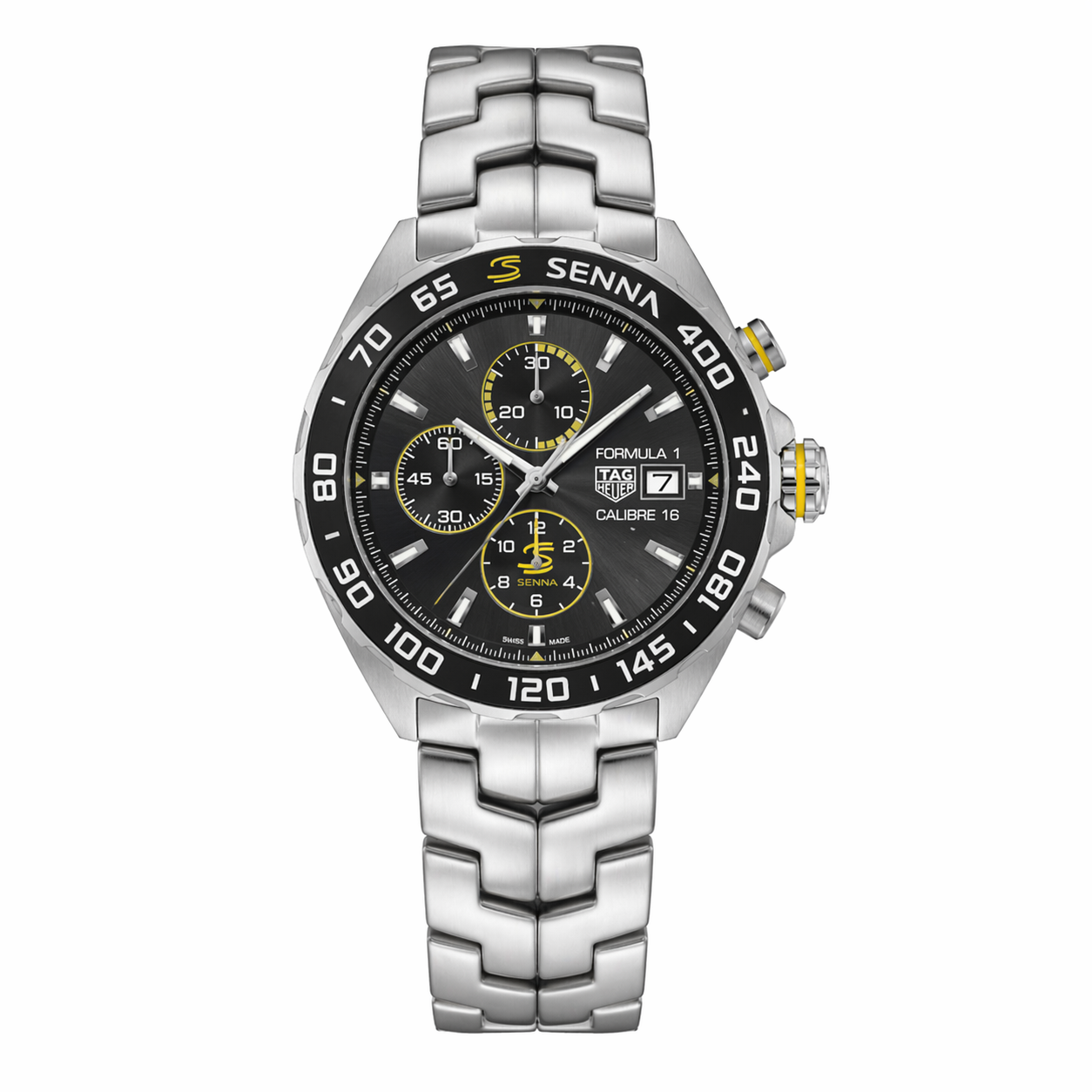 TAG Heuer Formula 1 Senna Edition Calibre 16 – Prata / Aço