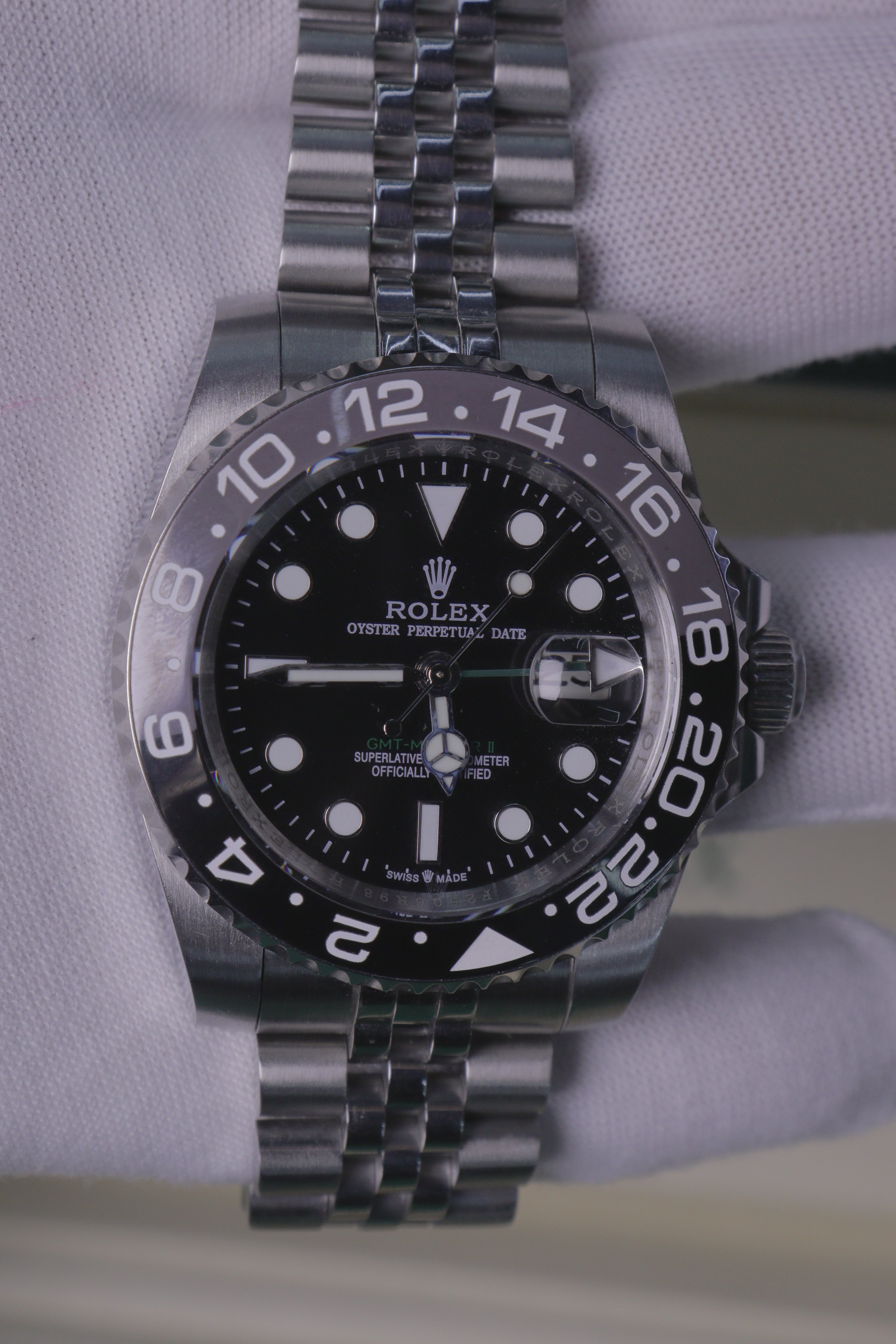 Rolex GMT-Master II "Bruce Wayne" Preto e Verde Jubilee