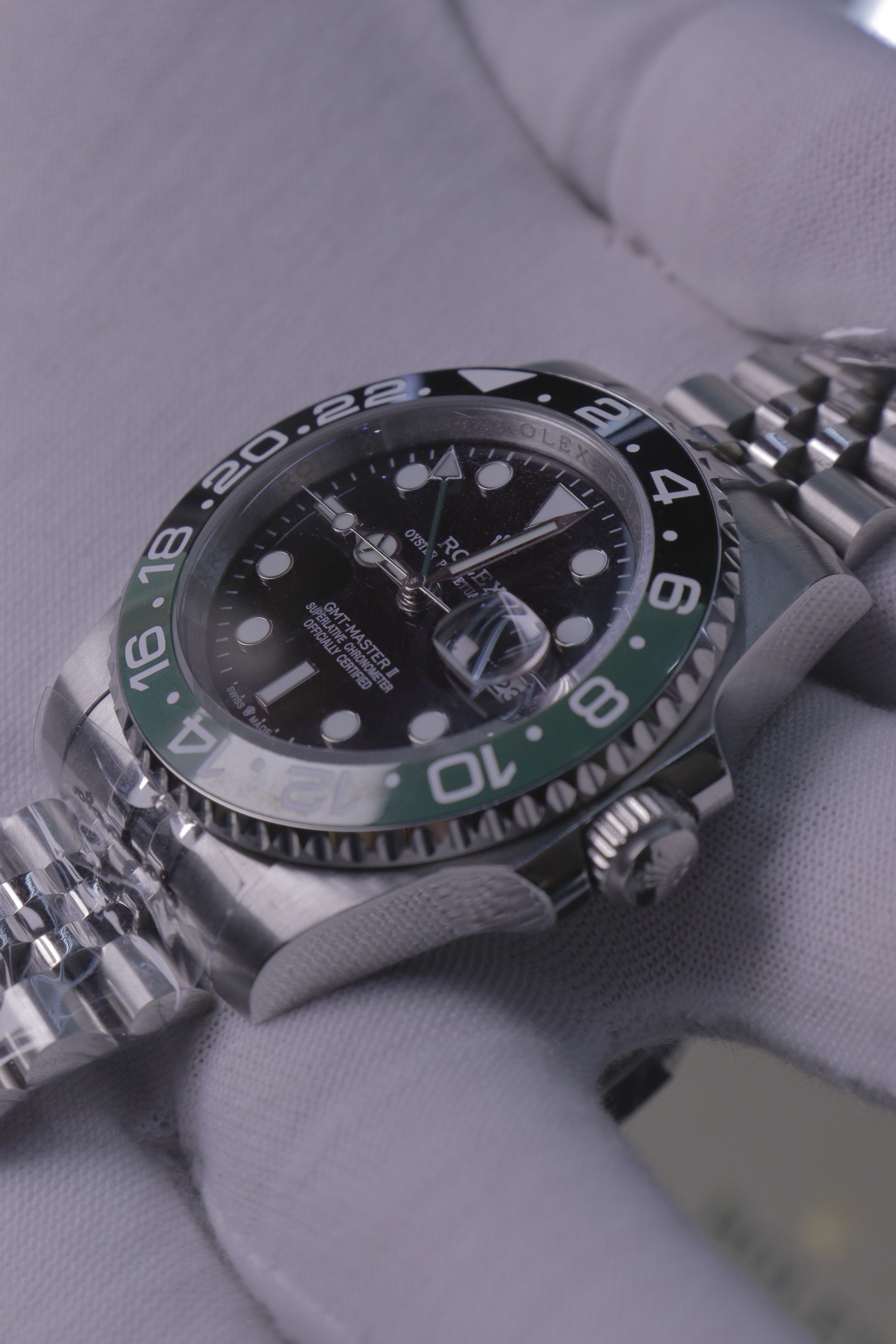 Rolex GMT-Master II "Bruce Wayne" Preto e Verde Jubilee