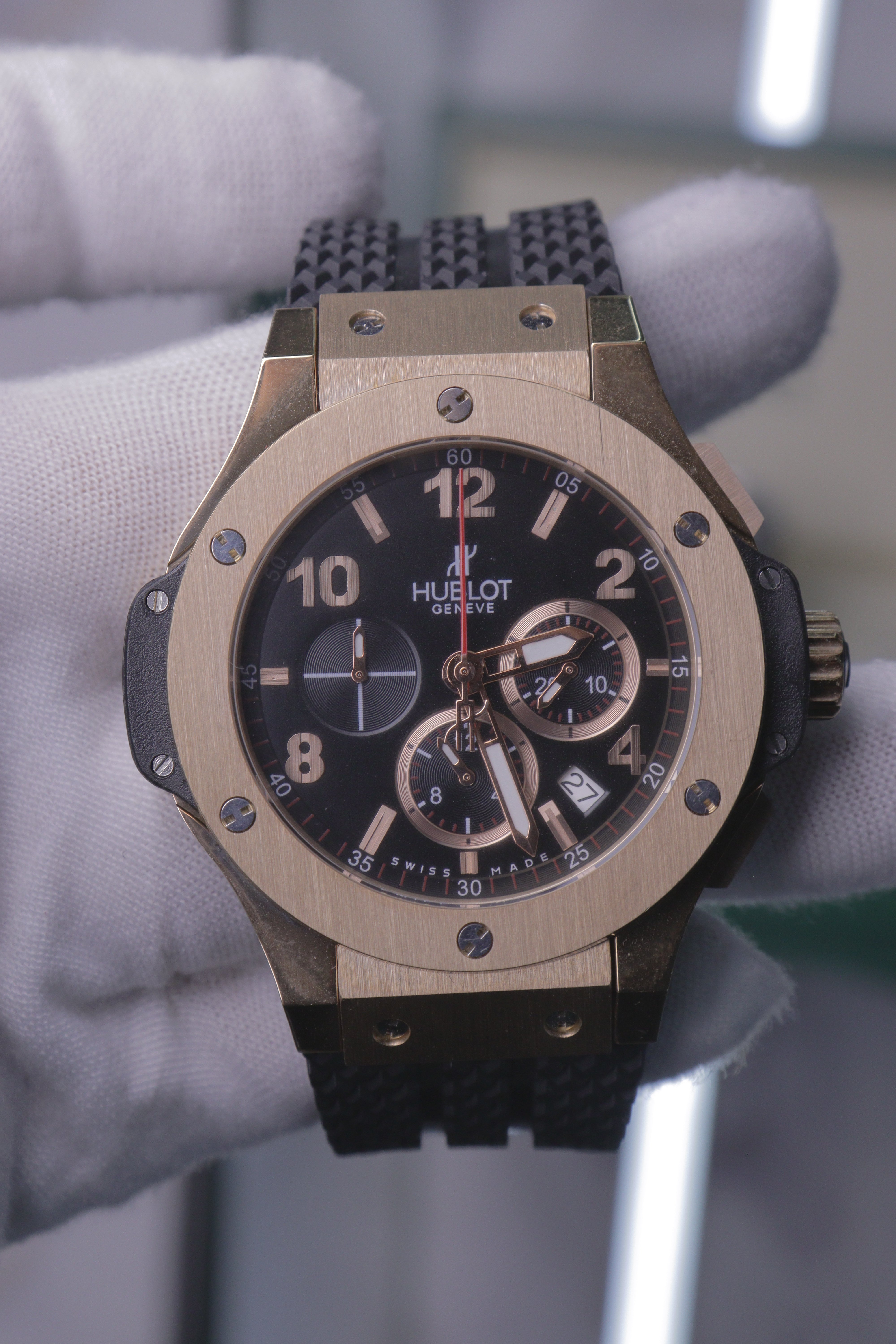 Hublot Big Bang Original Ouro Rose e Preto