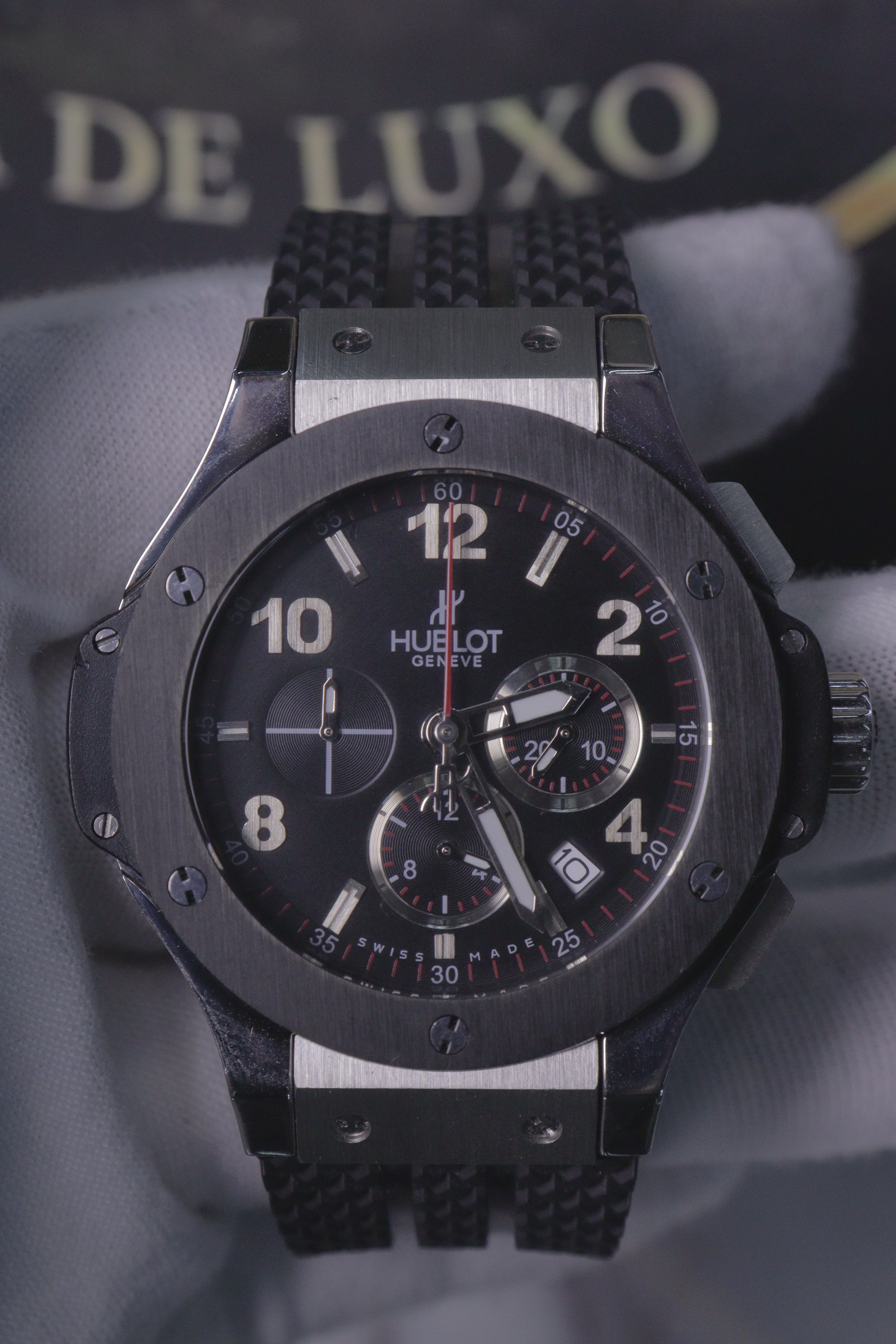 Hublot Big Bang Original Aço e Cerâmica Preta