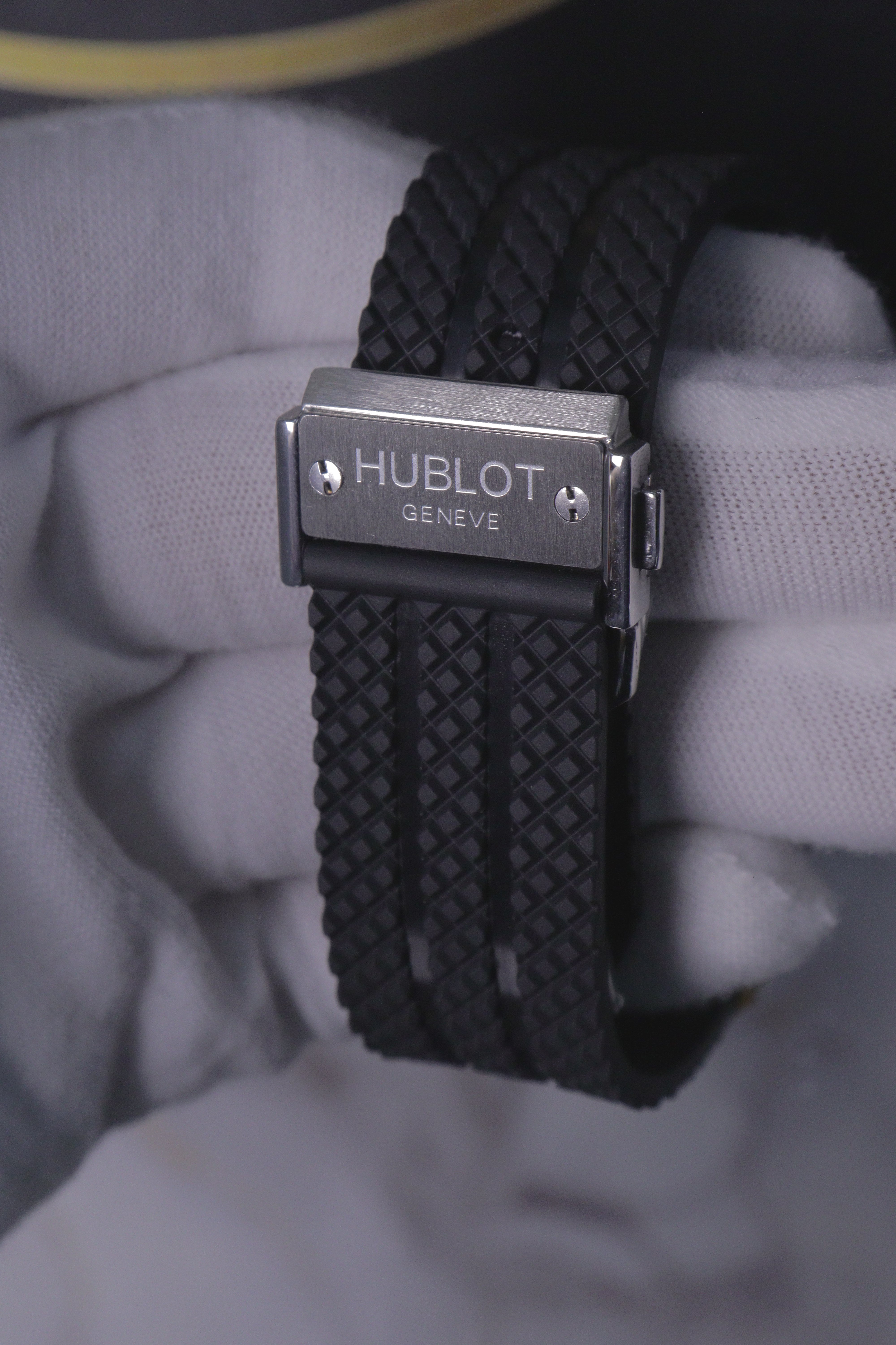 Hublot Big Bang Original Aço e Cerâmica Preta Carbono
