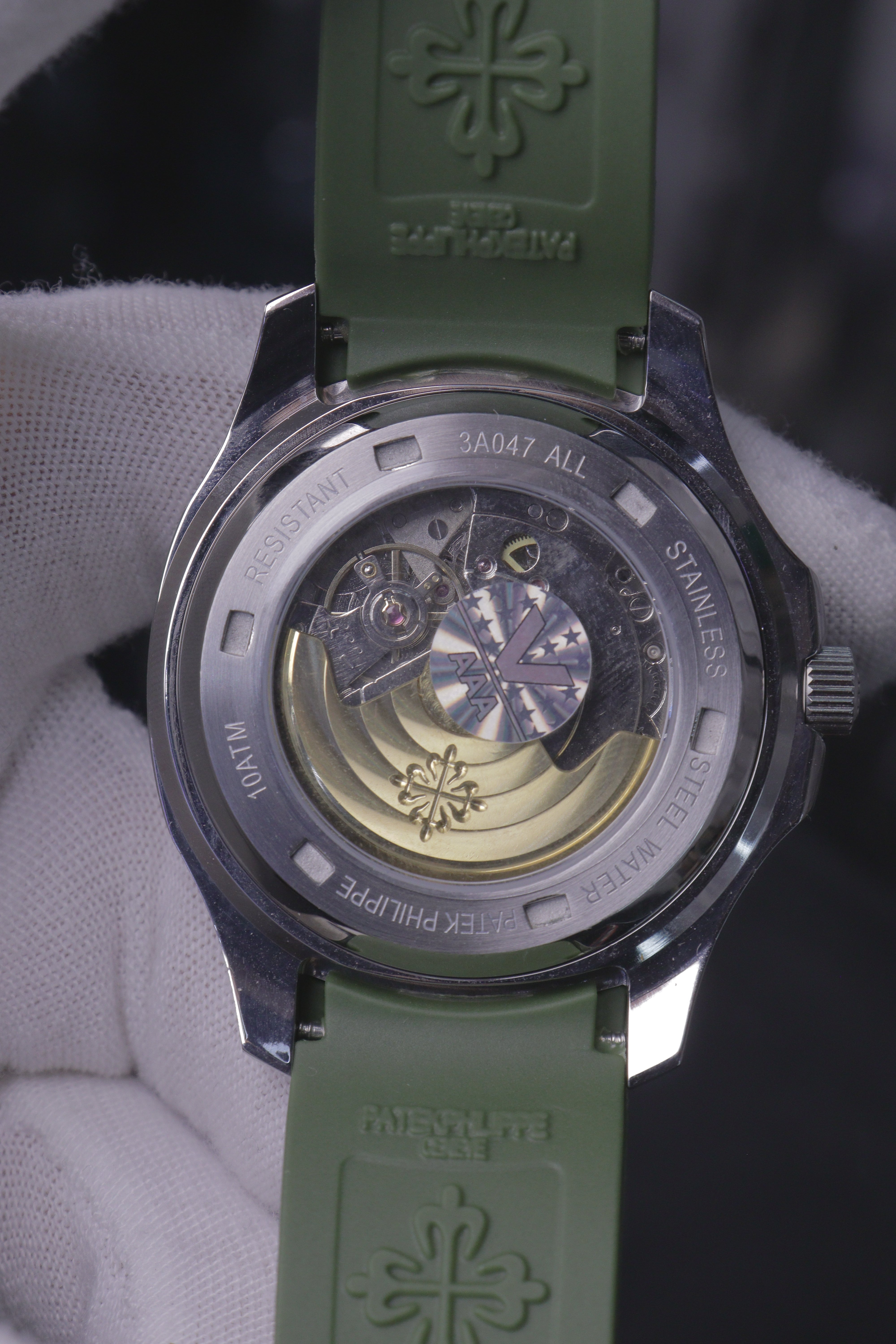 Patek Philippe Aquanaut Date Aço Verde