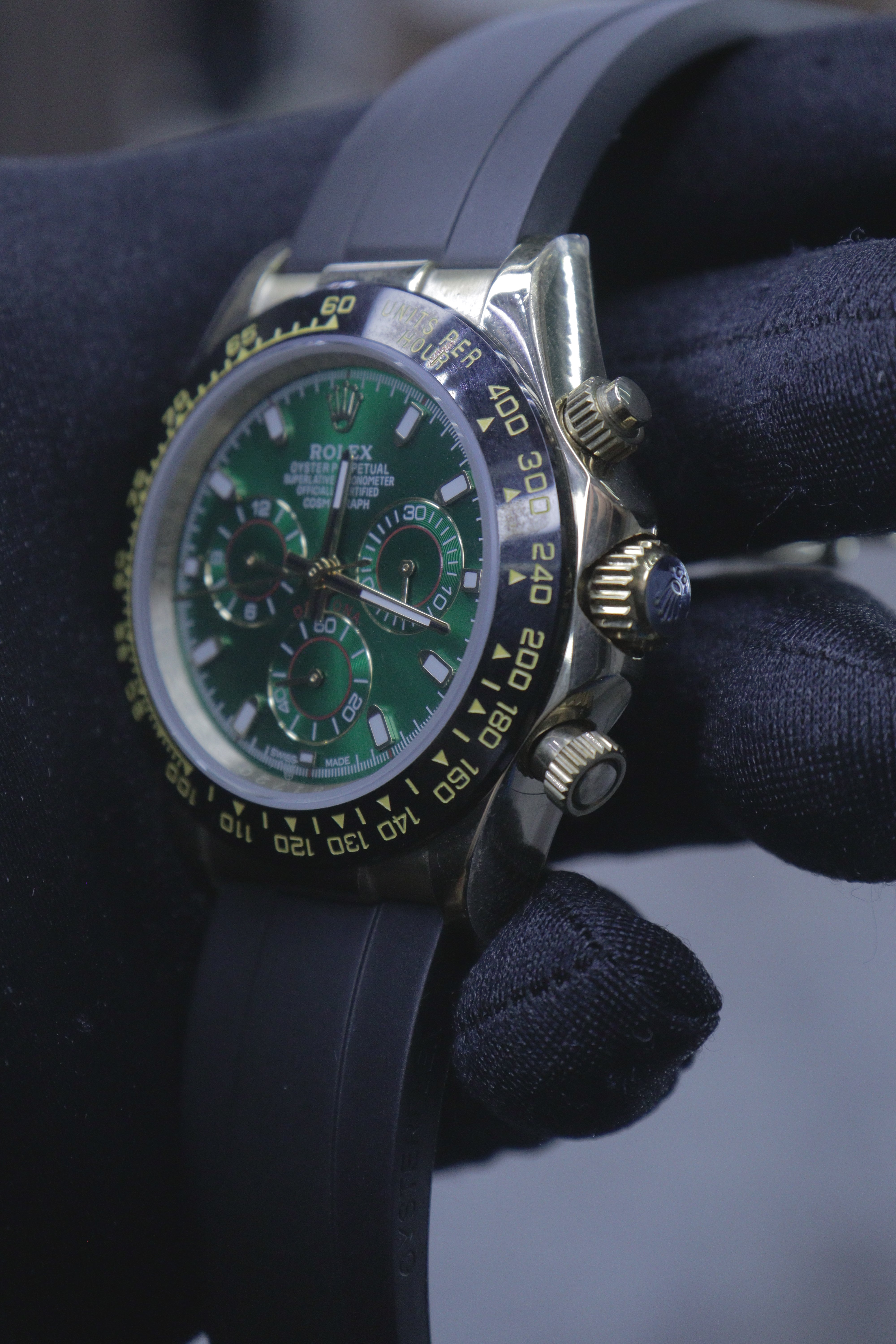 Rolex Oyster Perpetual Cosmograph Daytona Mostrador Verde
