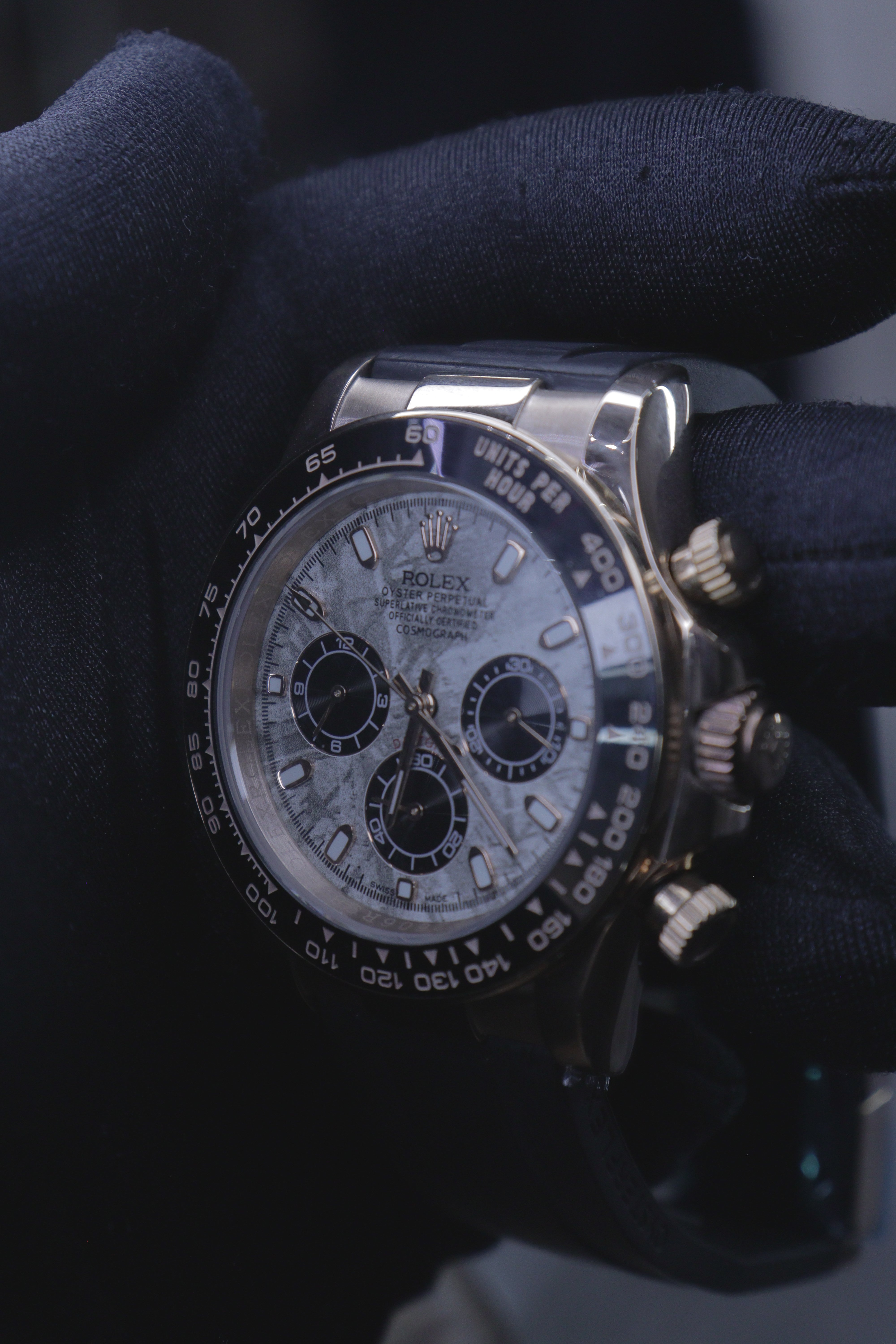 Rolex Oyster Perpetual Cosmograph Daytona Mostrador Meteorito