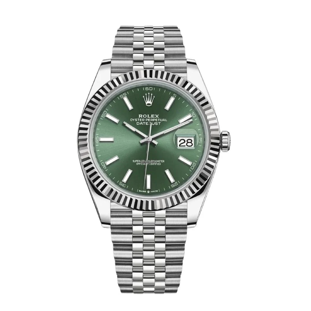 Rolex Datejust 41 – Verde / Prata
