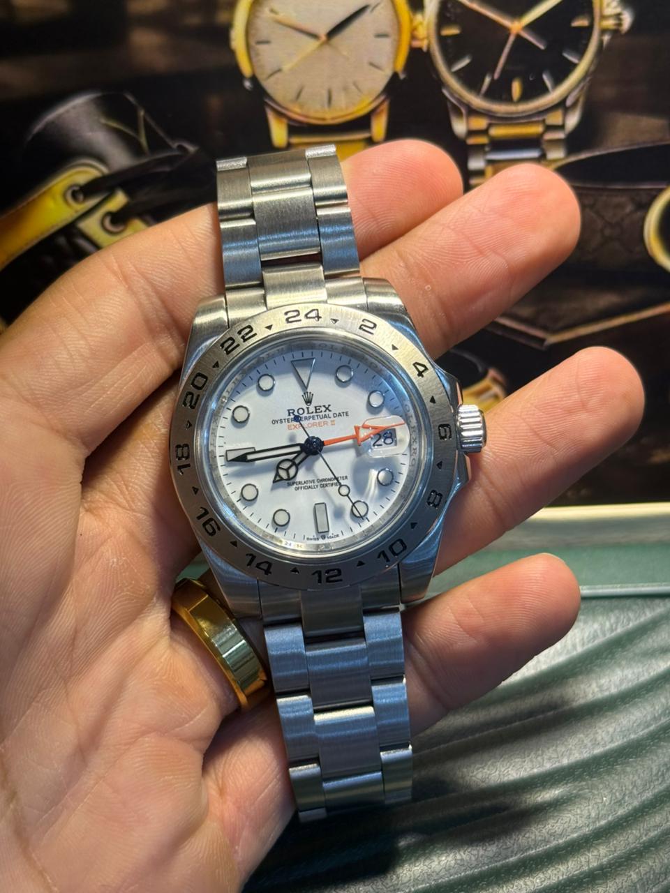 Rolex Explorer II – Branco Polar