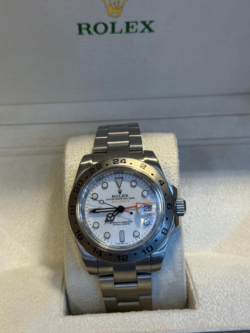 Rolex Explorer II – Branco Polar