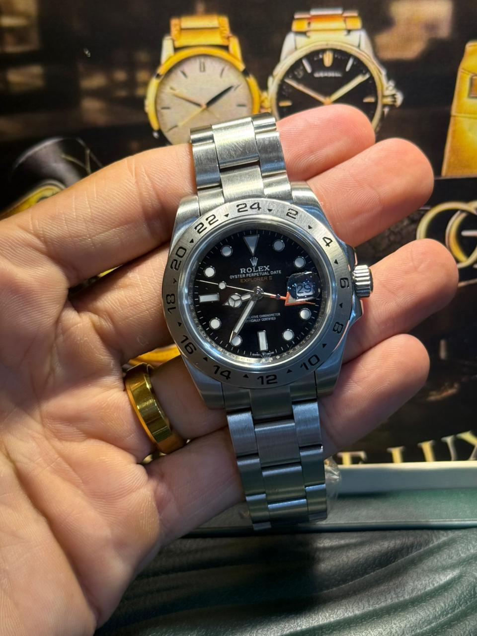 Rolex Explorer II – Preto / Prata