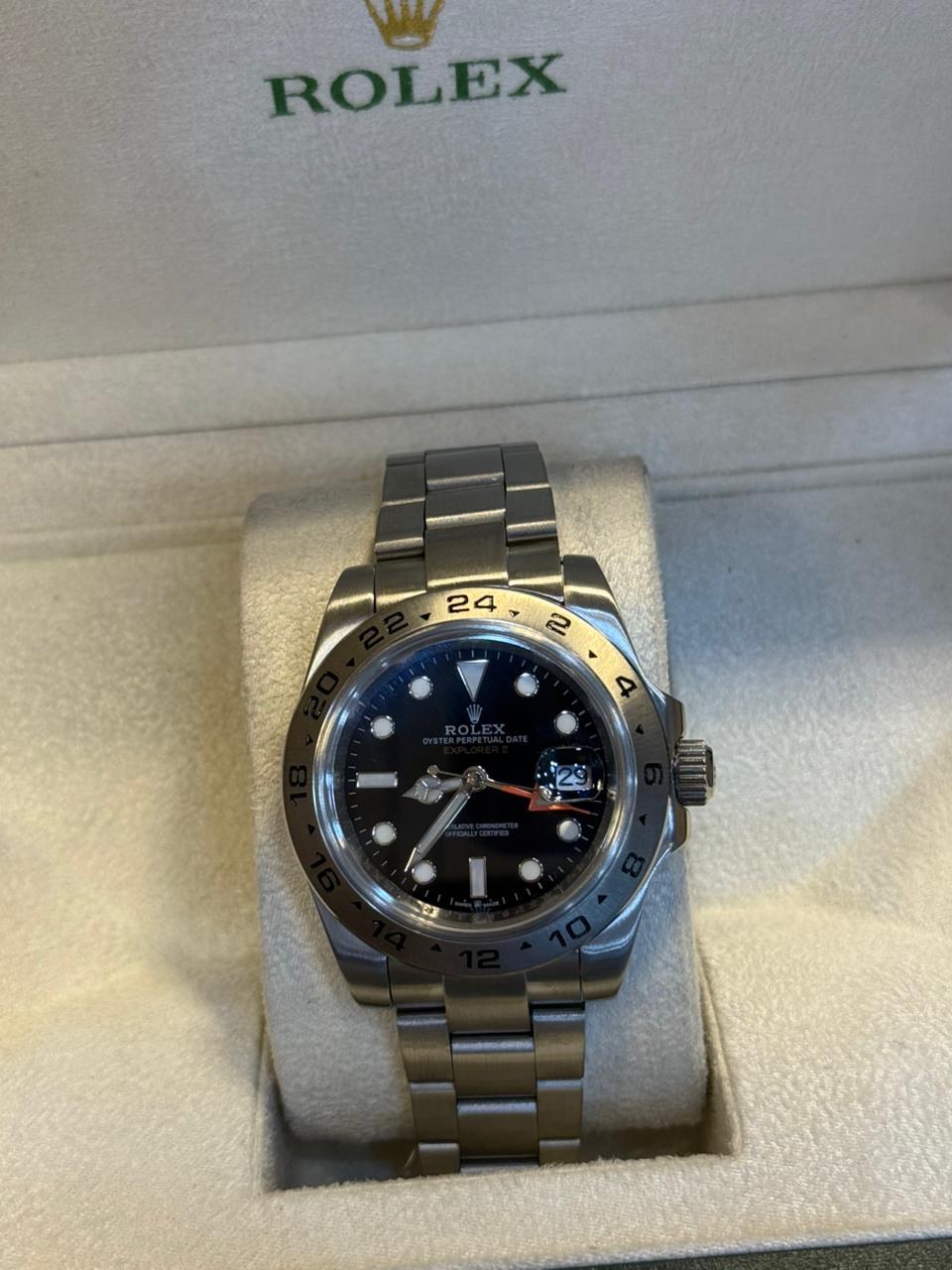 Rolex Explorer II – Preto / Prata