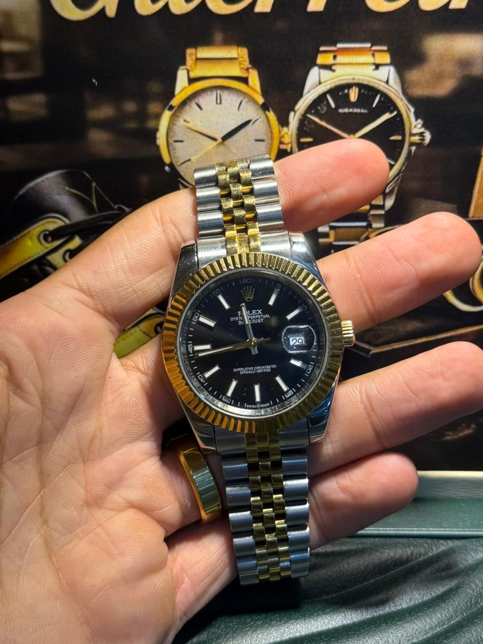 Rolex Datejust 41 – Preto / Bicolor