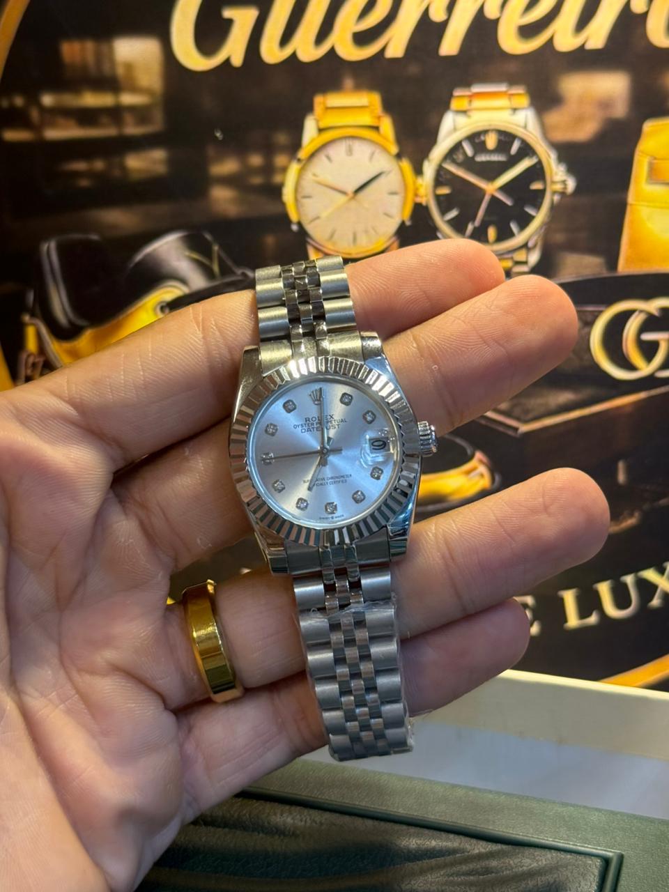 Rolex Datejust 31 Feminino – Prata Madre Pérola