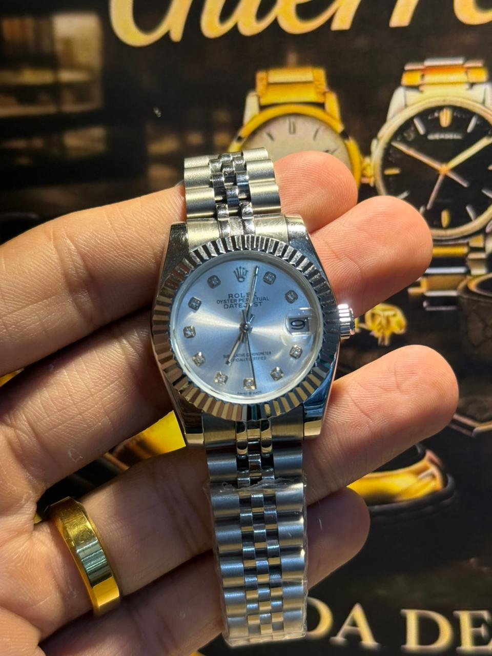 Rolex Datejust 31 Feminino – Prata Madre Pérola