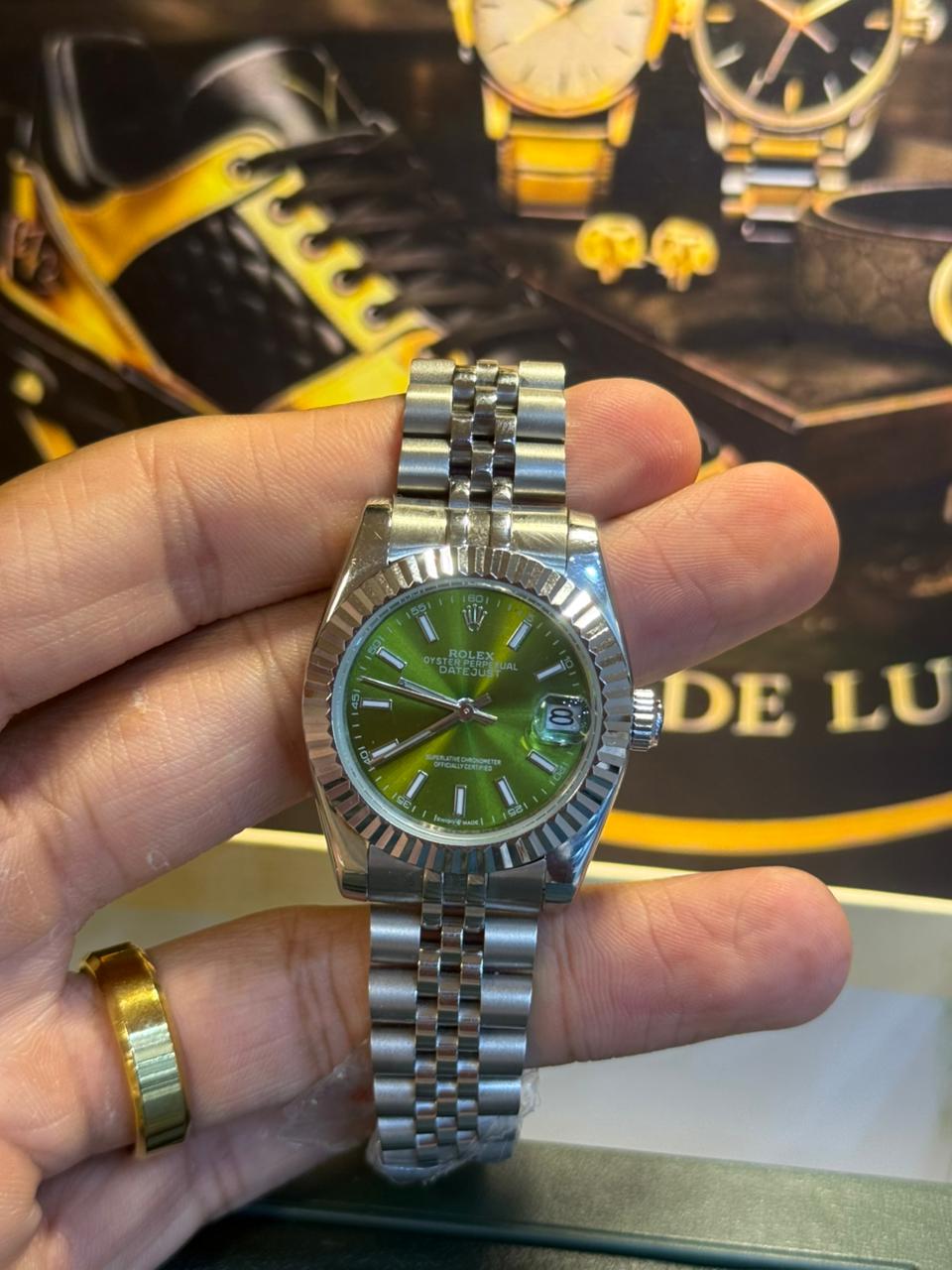 Rolex Datejust 31 – Verde Lima / Prata