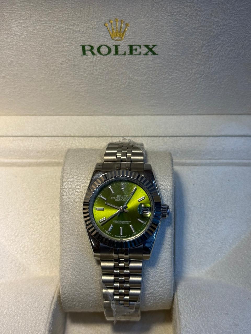 Rolex Datejust 31 – Verde Lima / Prata