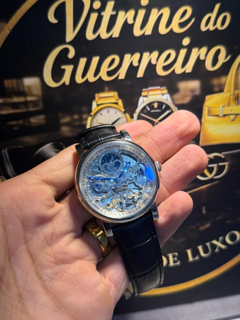Patek Philippe Grand Complications Moon Phase – Prata / Azul