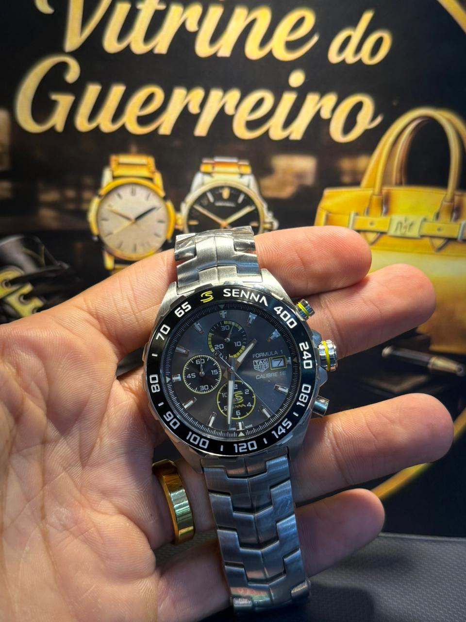 TAG Heuer Formula 1 Senna Edition Calibre 16 – Prata / Aço