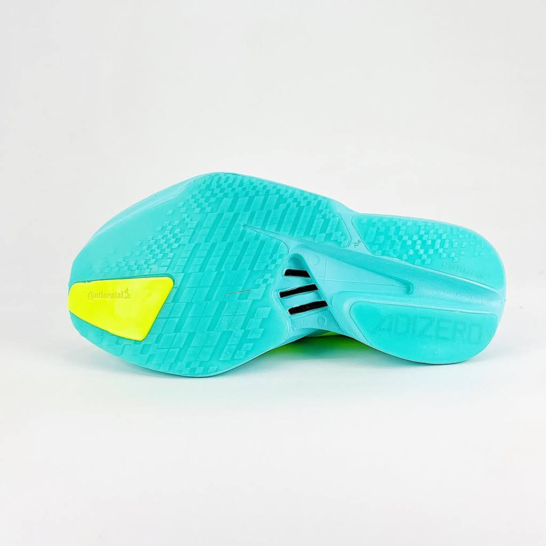 Adidas Adizero Adios Pro 4 Flash Aqua  Lucid Lemon
