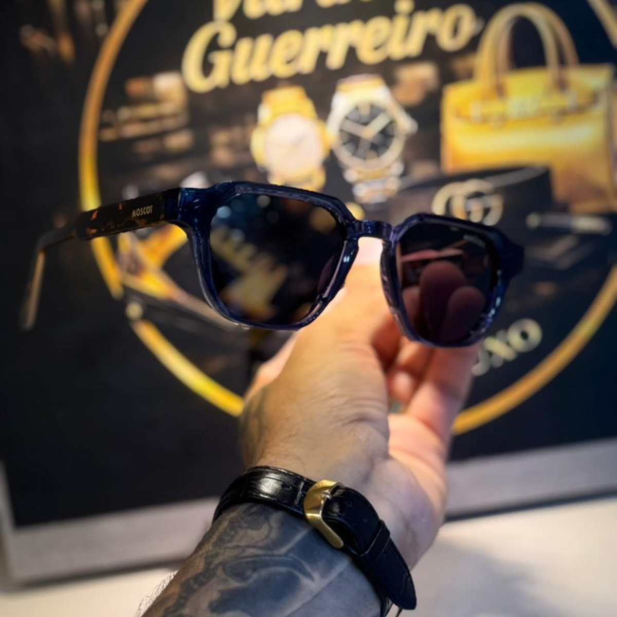 Óculos de Sol Moscot Linha Premium Acetato Italiano UV400