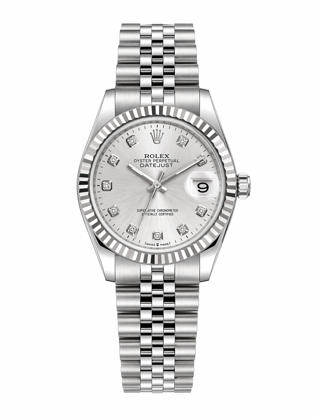 Rolex Datejust 31 Feminino – Prata Madre Pérola