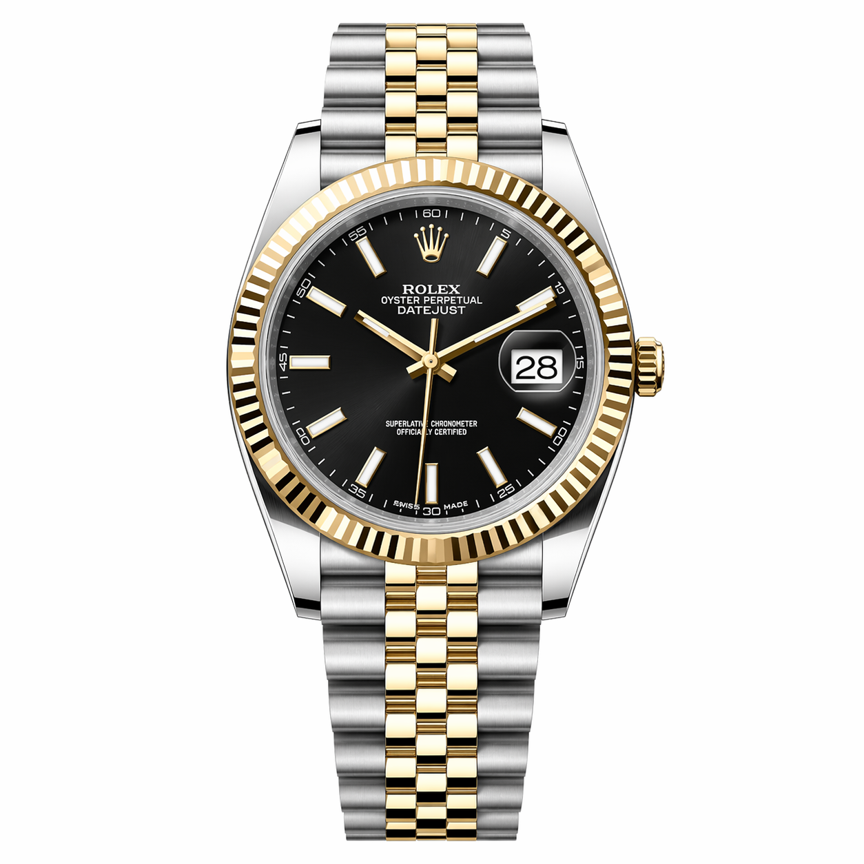 Rolex Datejust 41 – Preto / Bicolor