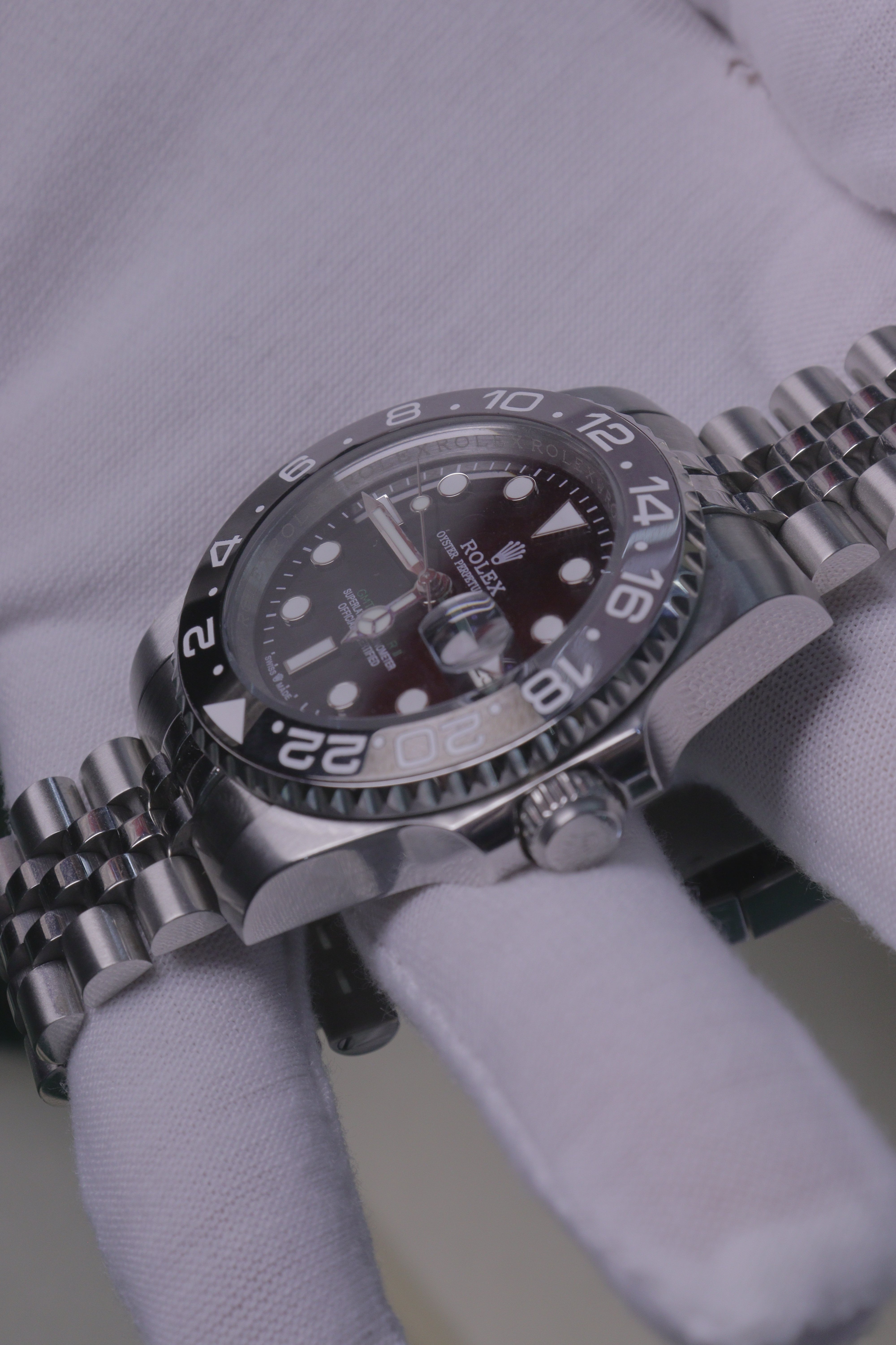 Rolex GMT-Master II "Bruce Wayne" Preto e Verde Jubilee