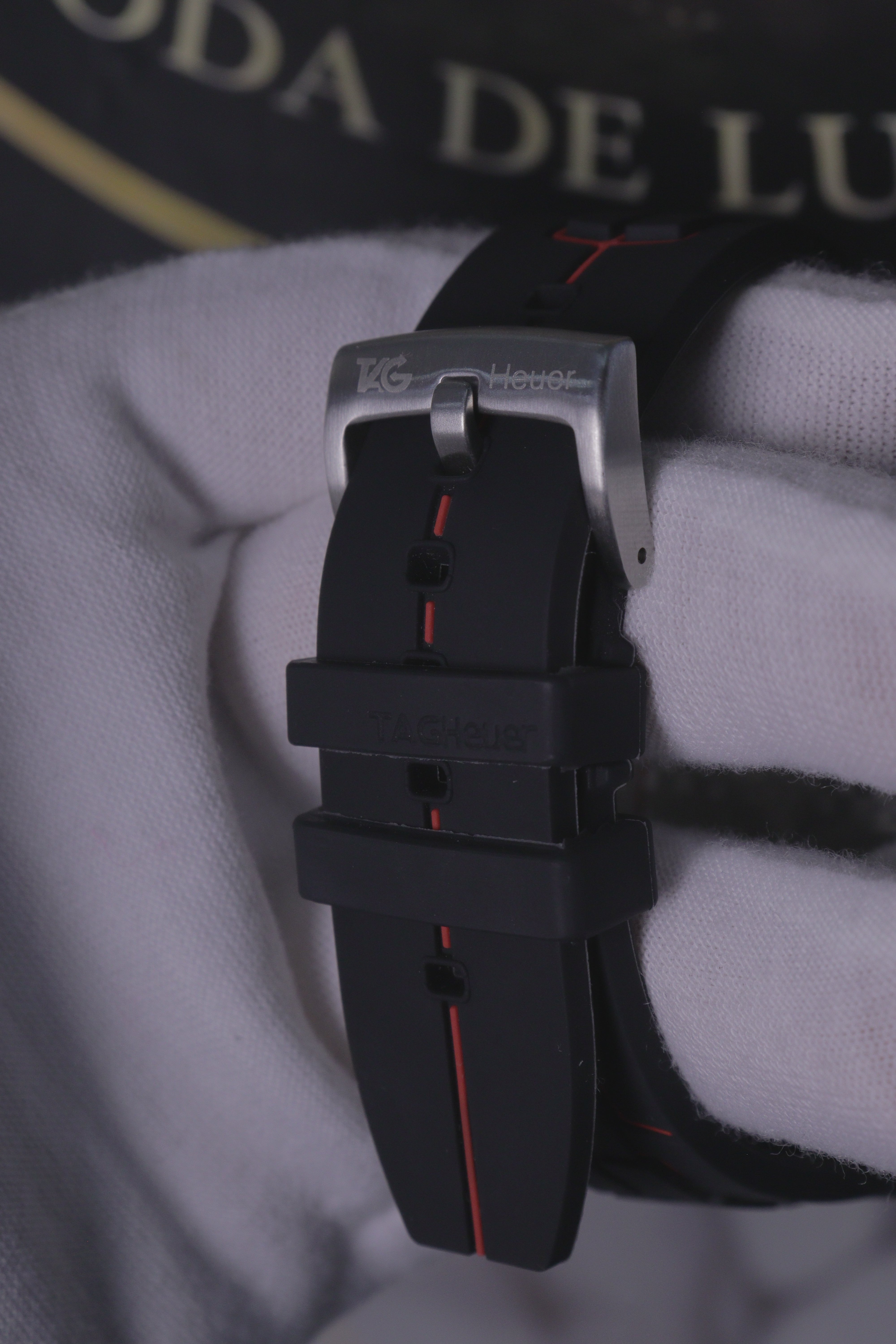 TAG Heuer Formula 1 x Senna Edição Especial Preto e Vermelho