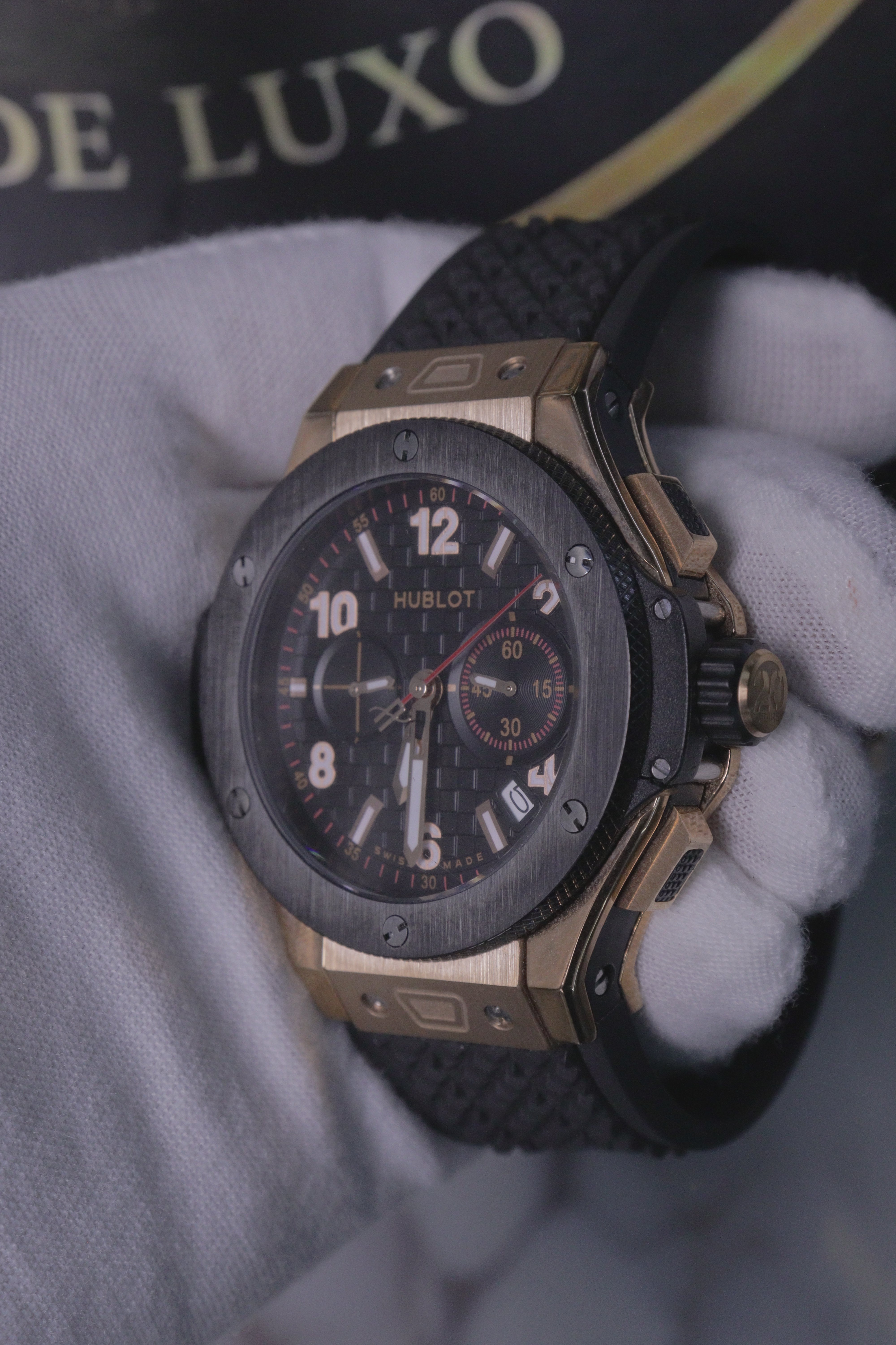 Hublot Big Bang Original Bronze e Cerâmica Preta