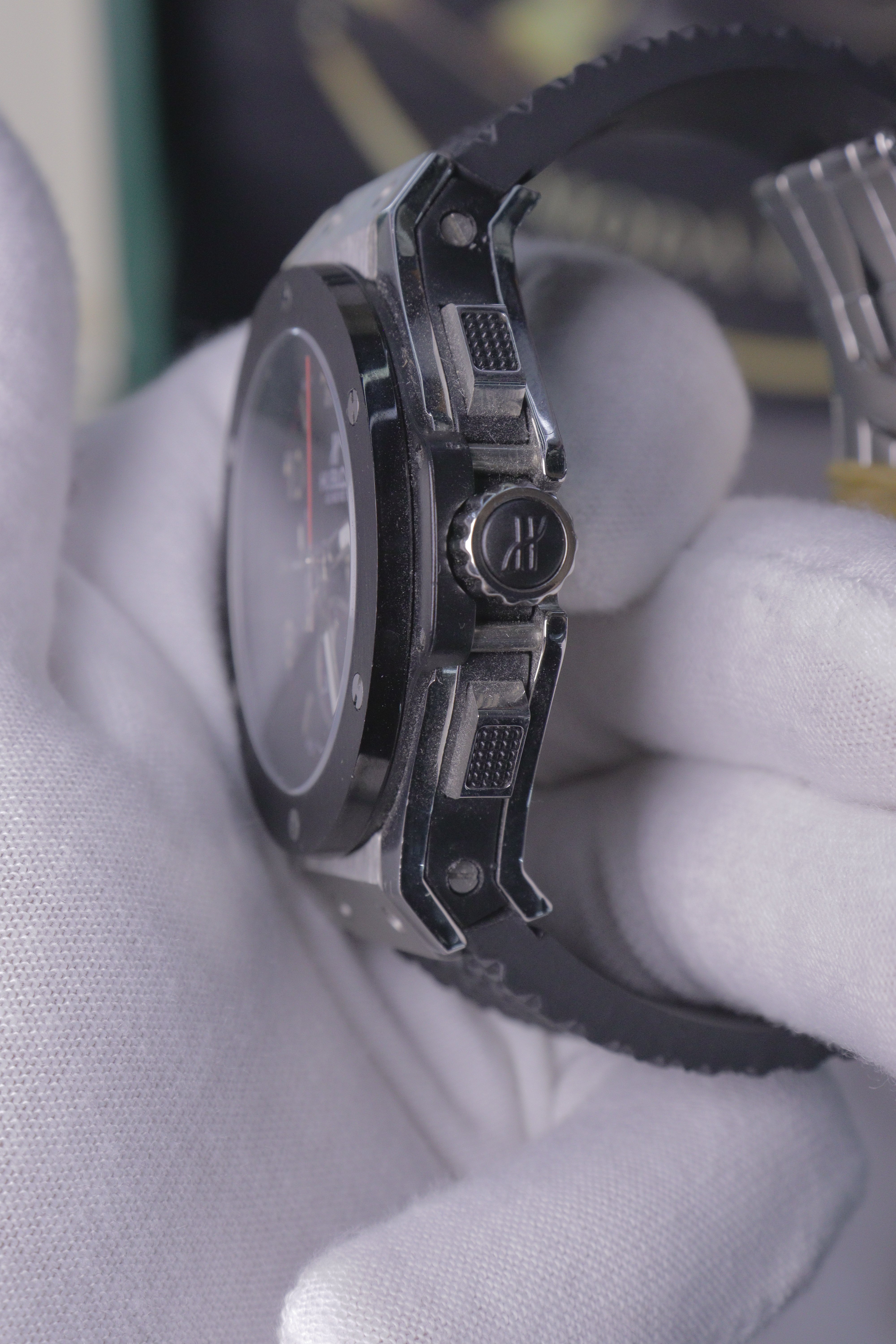 Hublot Big Bang Original Aço e Cerâmica Preta