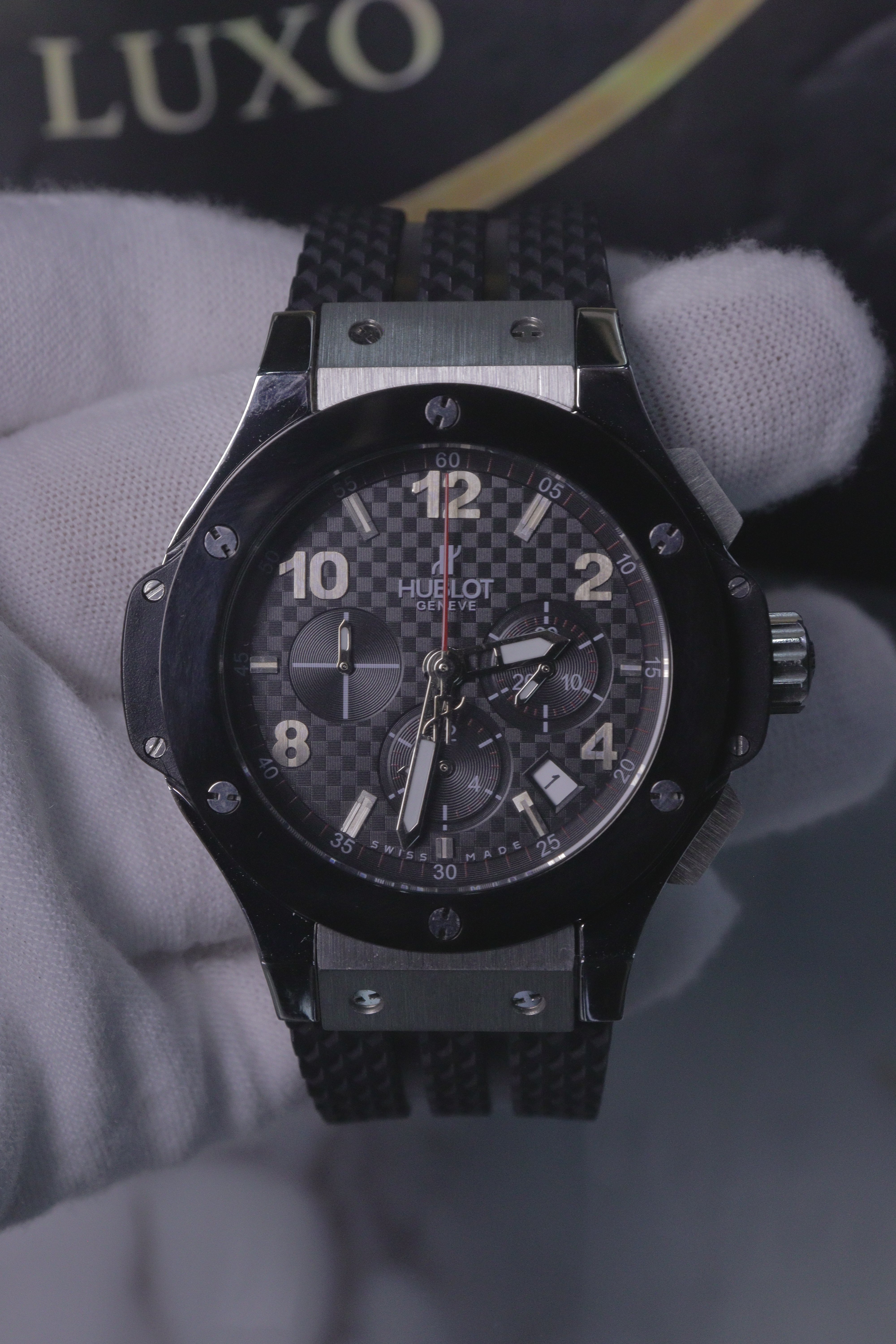 Hublot Big Bang Original Aço e Cerâmica Preta Carbono
