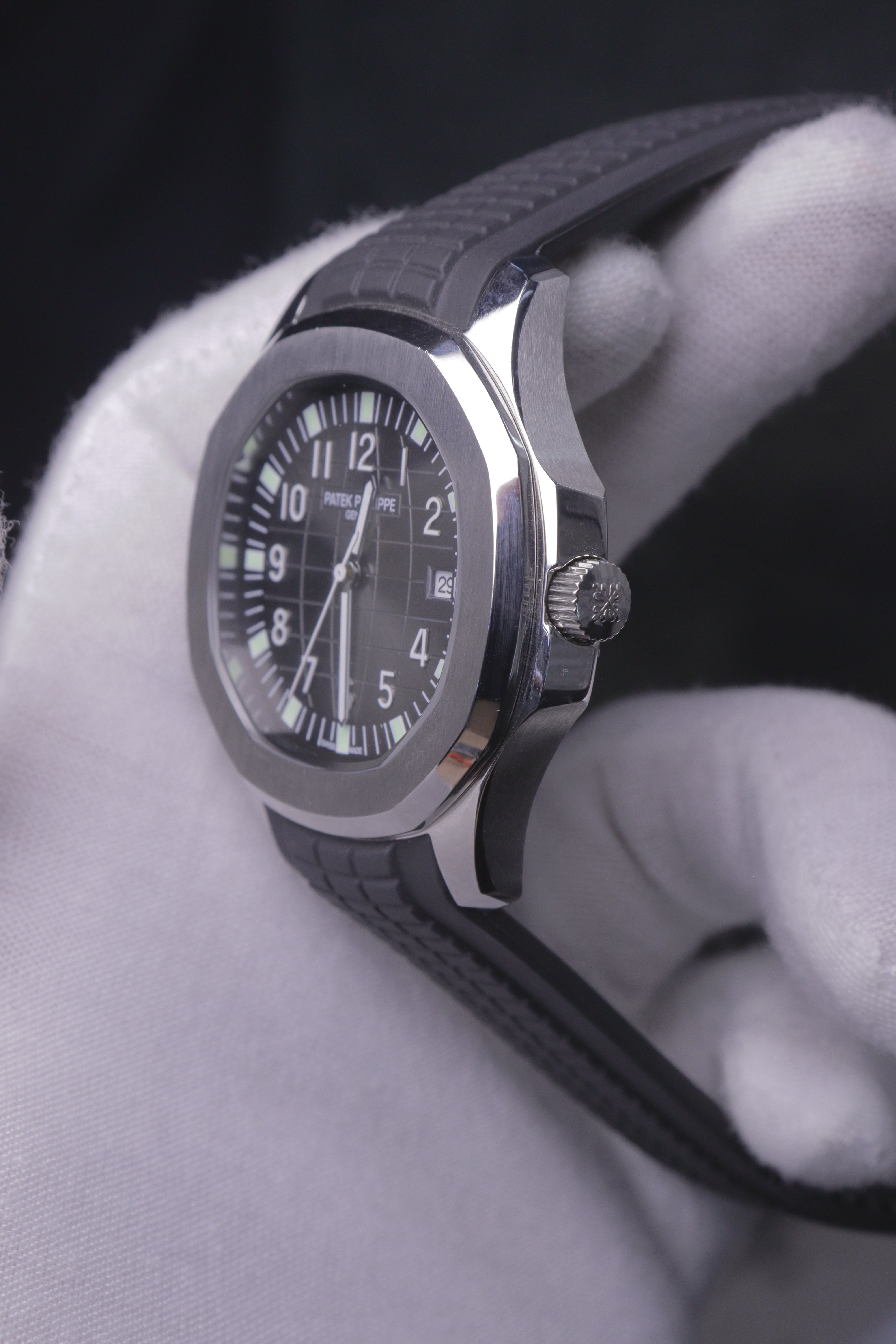 Patek Philippe Aquanaut Aço Preto