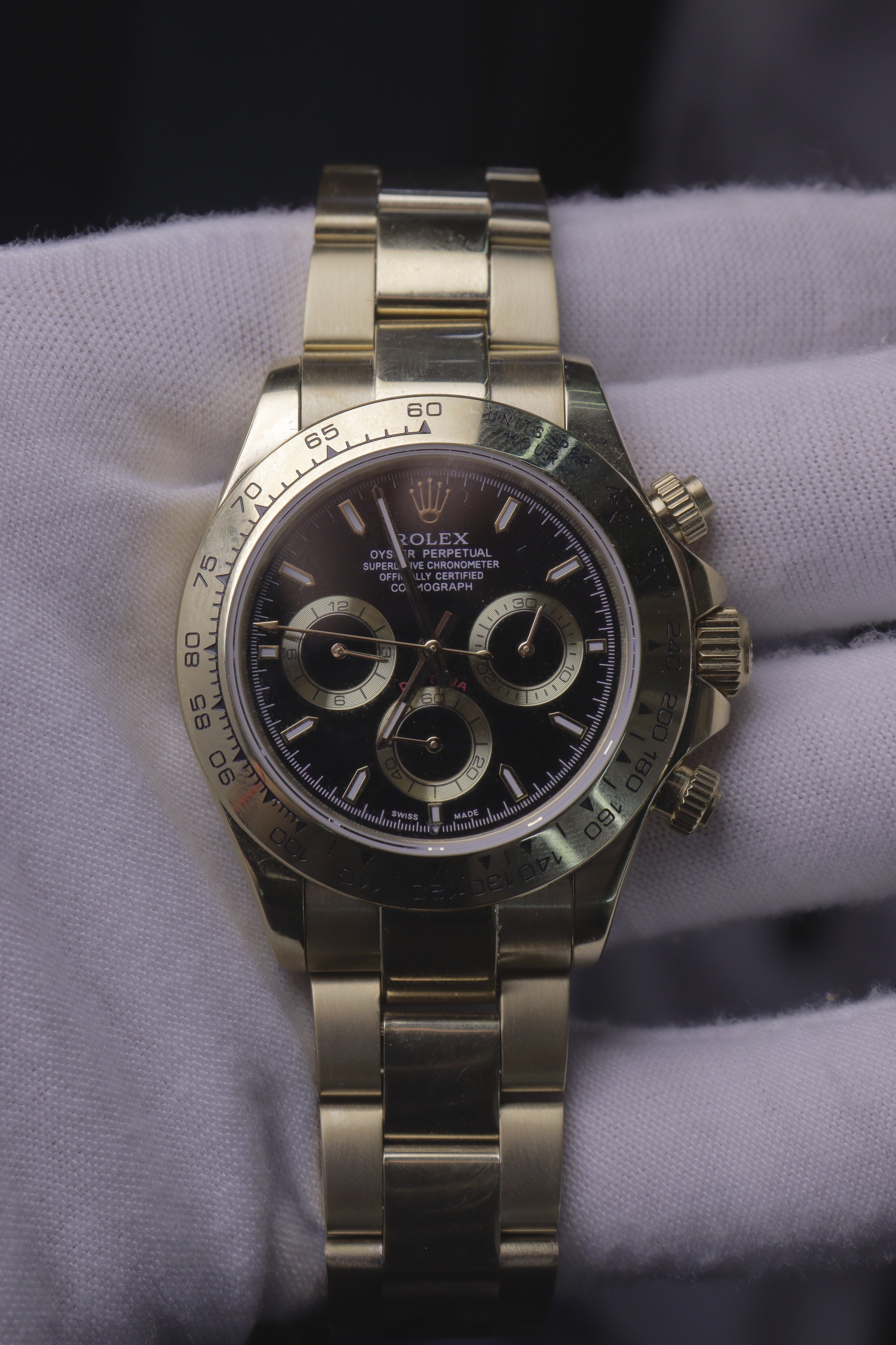 Rolex Daytona Cosmograph – Preto / Ouro