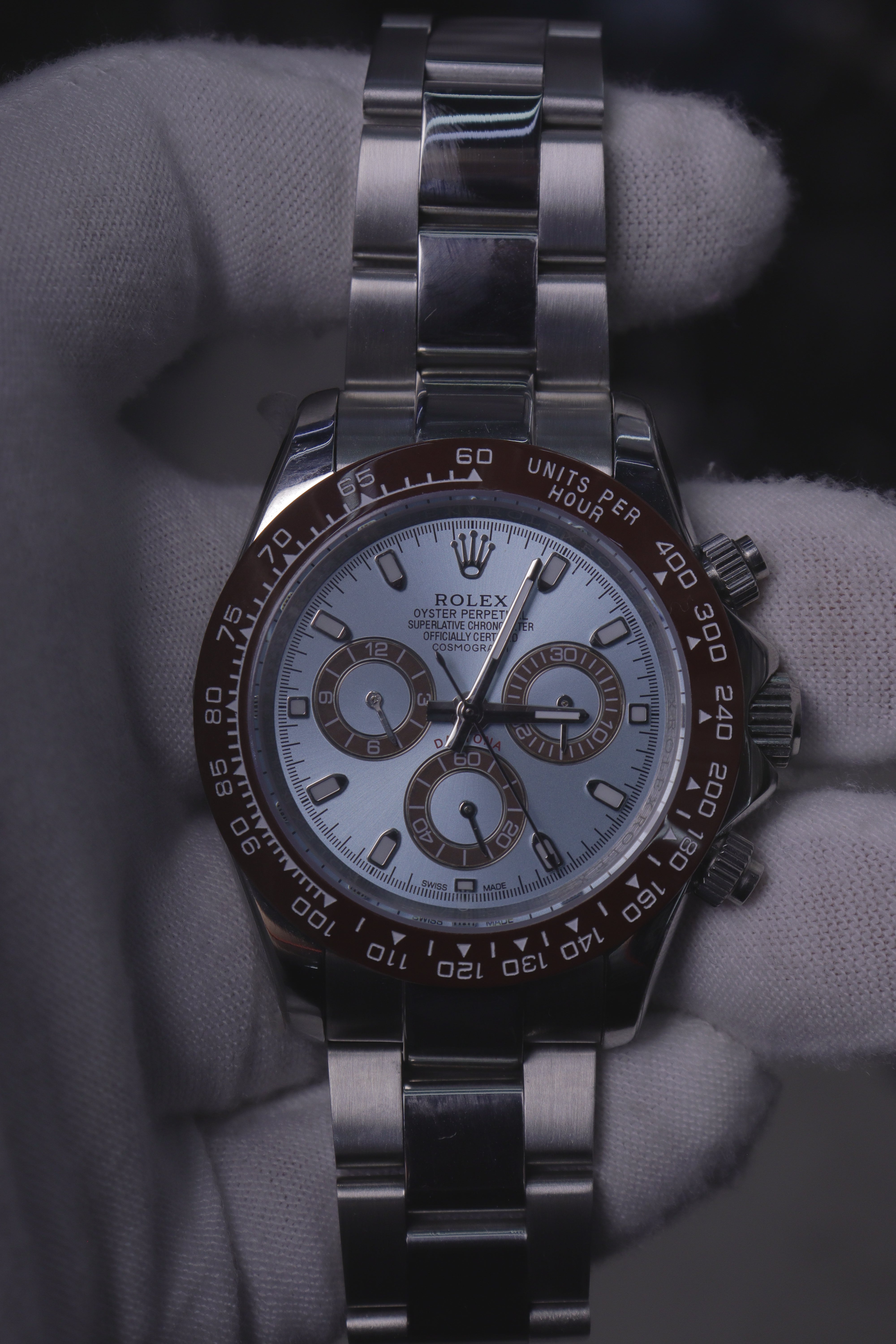 Rolex Cosmograph Daytona Platina Mostrador Ice Blue