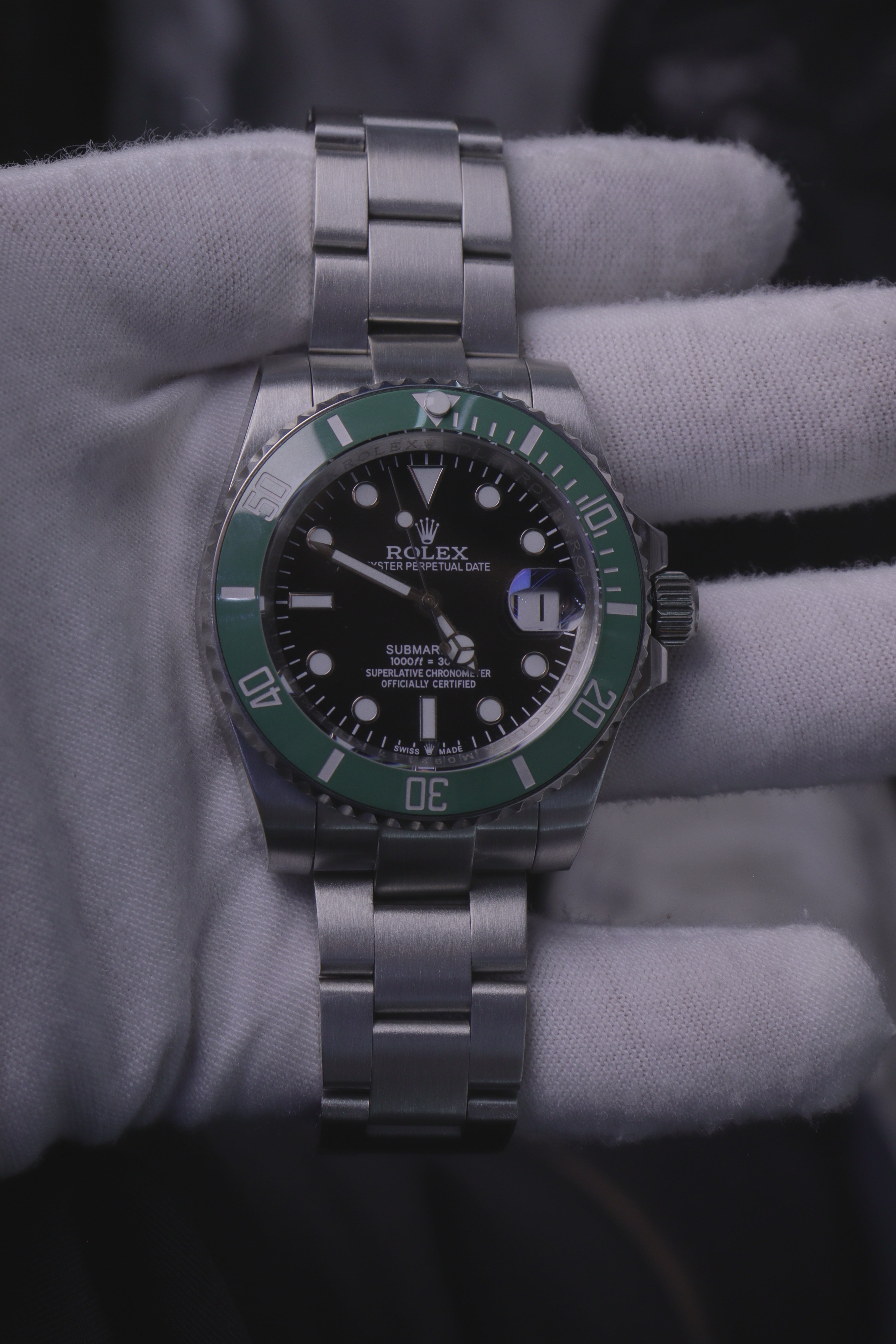 Rolex Submariner Date "Starbucks" Preto e Verde Oyster