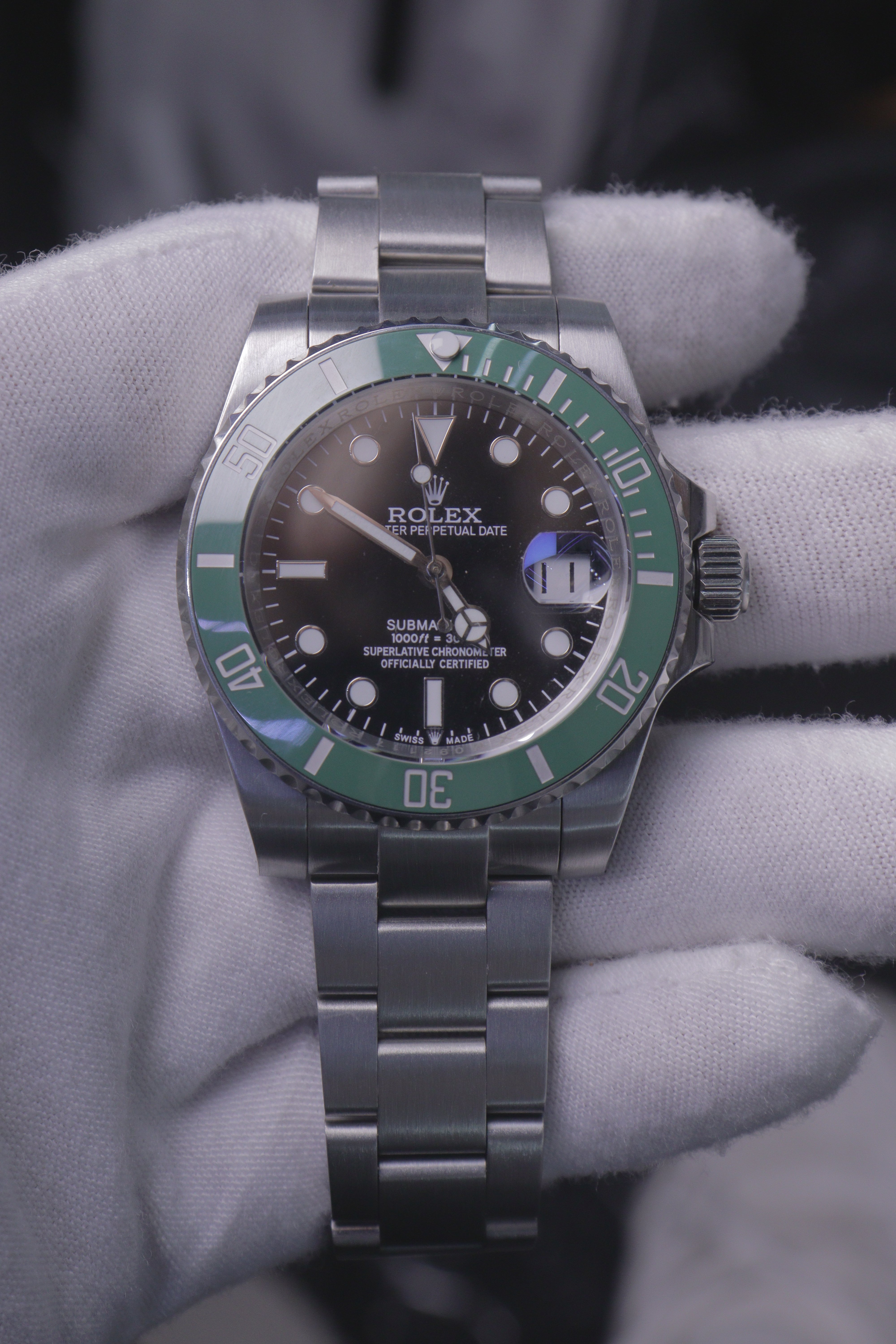 Rolex Submariner Date "Starbucks" Preto e Verde Oyster