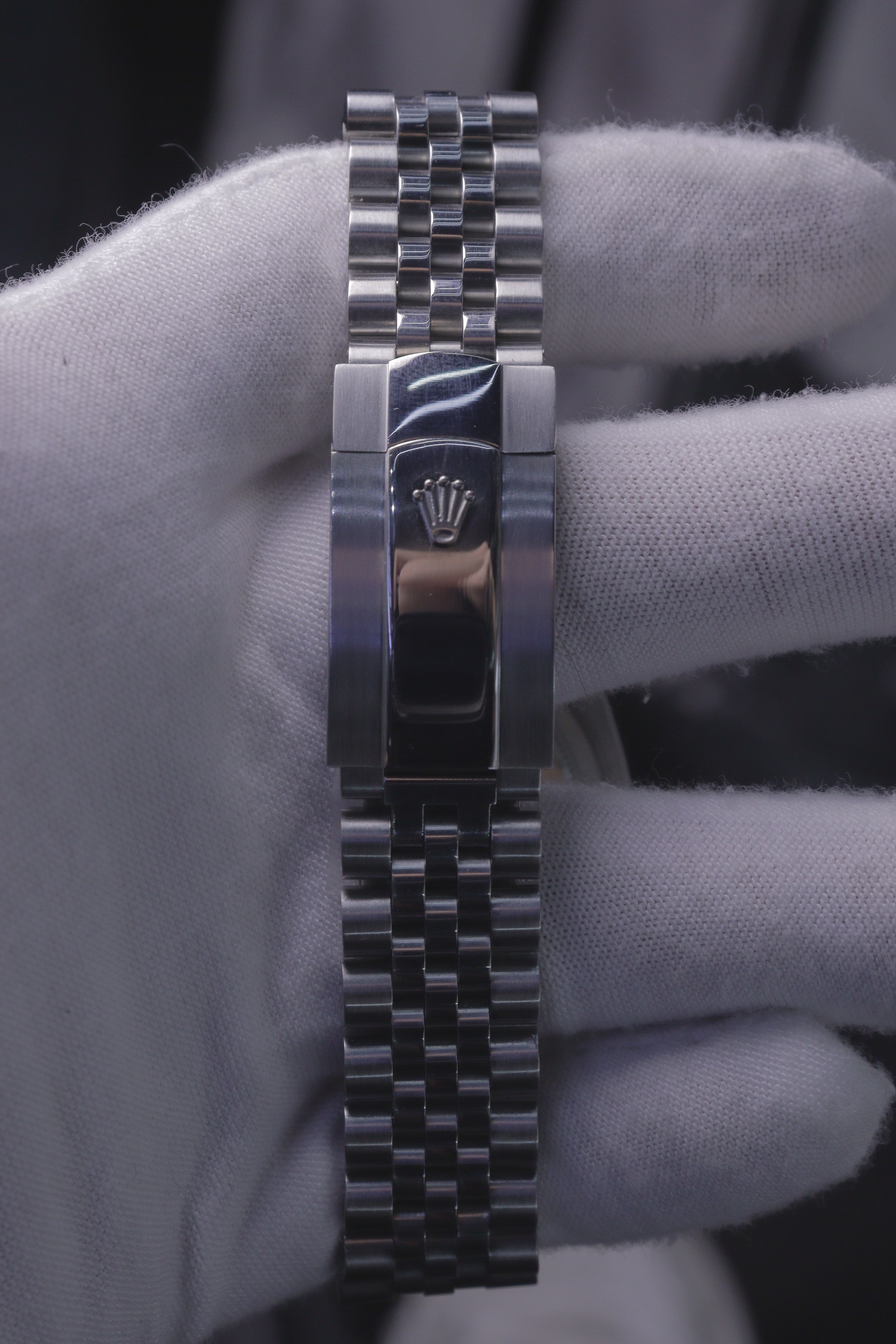 Rolex Datejust 41 Aço e Ouro Branco Mostrador Lilás Jubilee