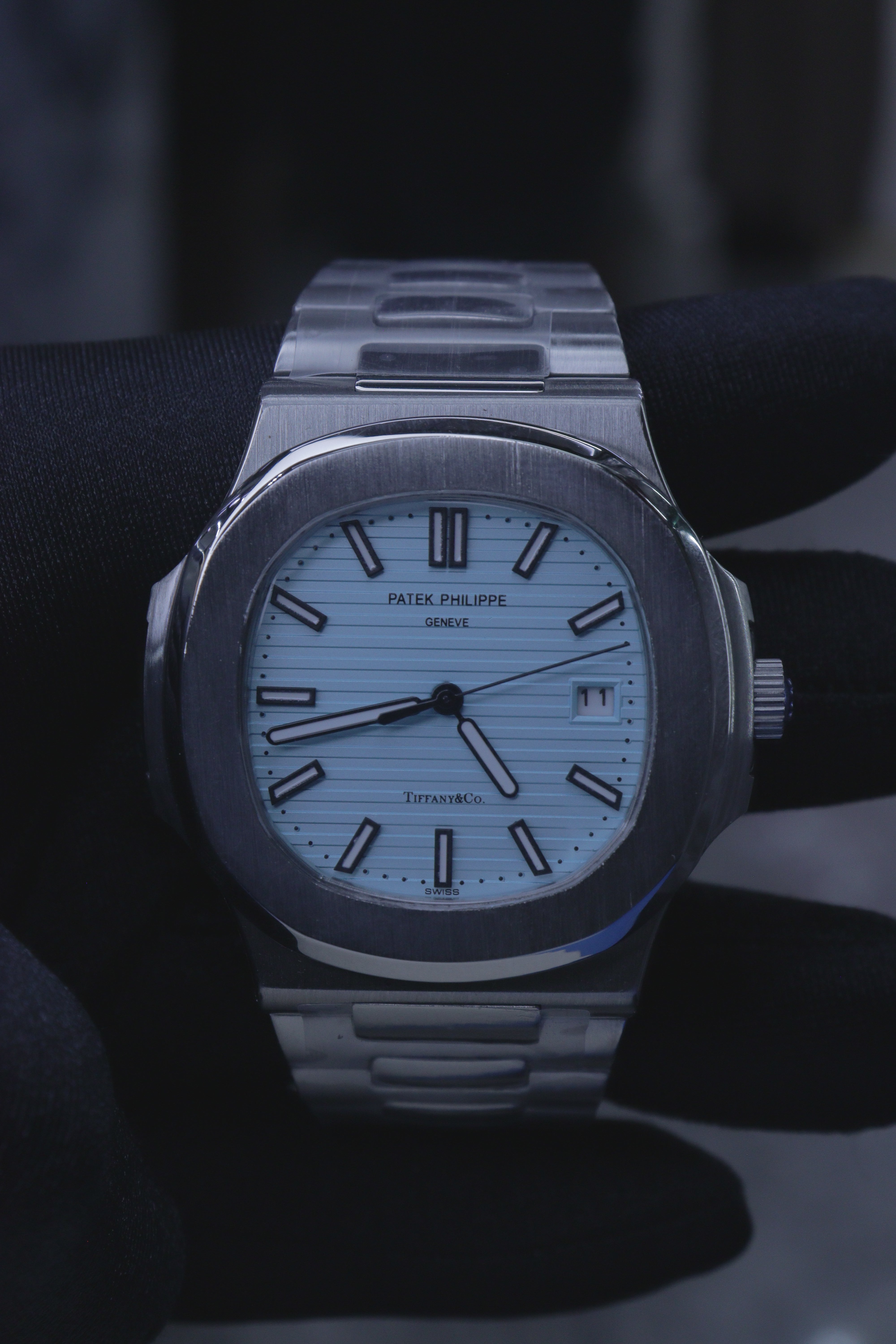 Patek Philippe Nautilus x Tiffany & Co. Edição Especial Azul Tiffany