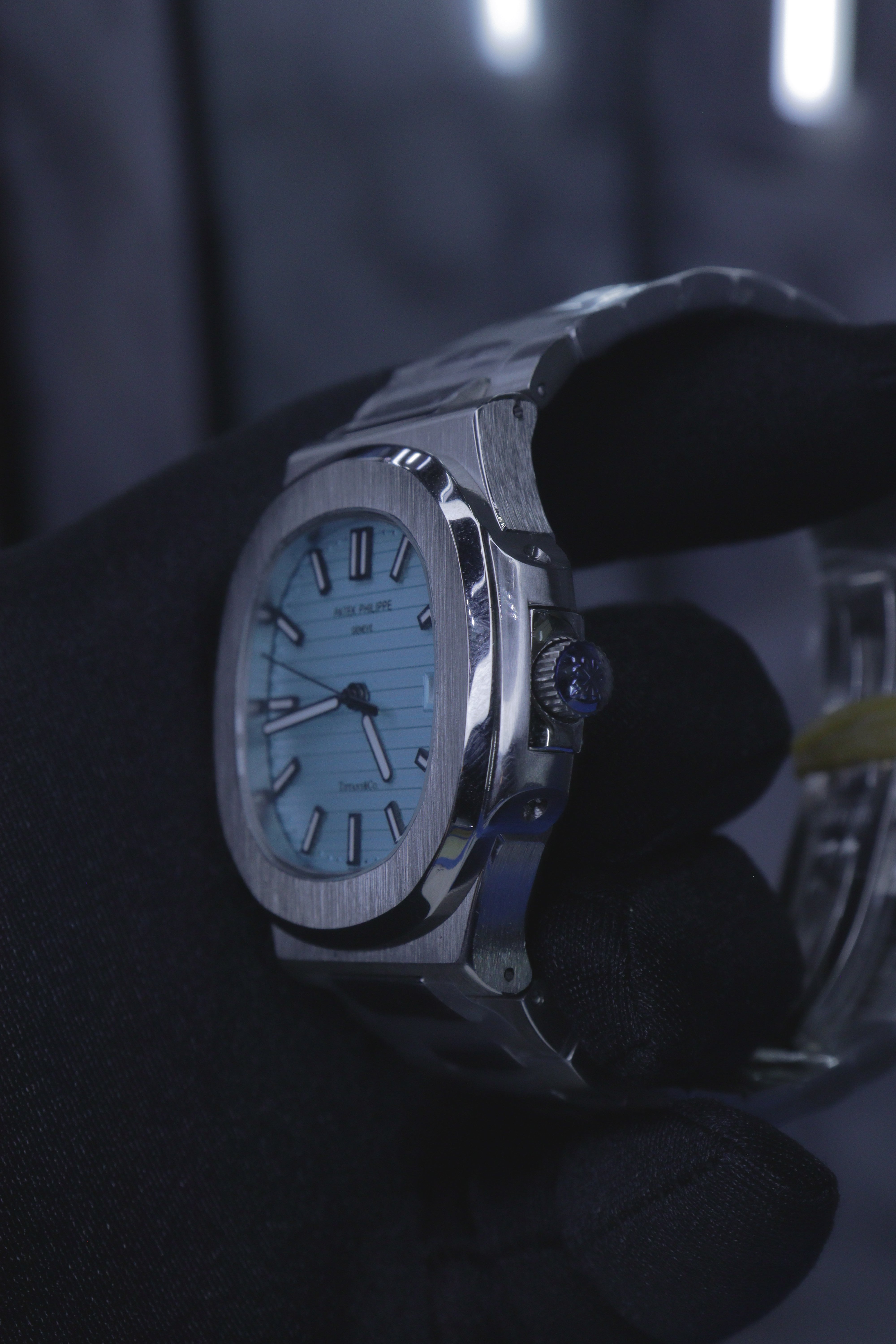 Patek Philippe Nautilus x Tiffany & Co. Edição Especial Azul Tiffany