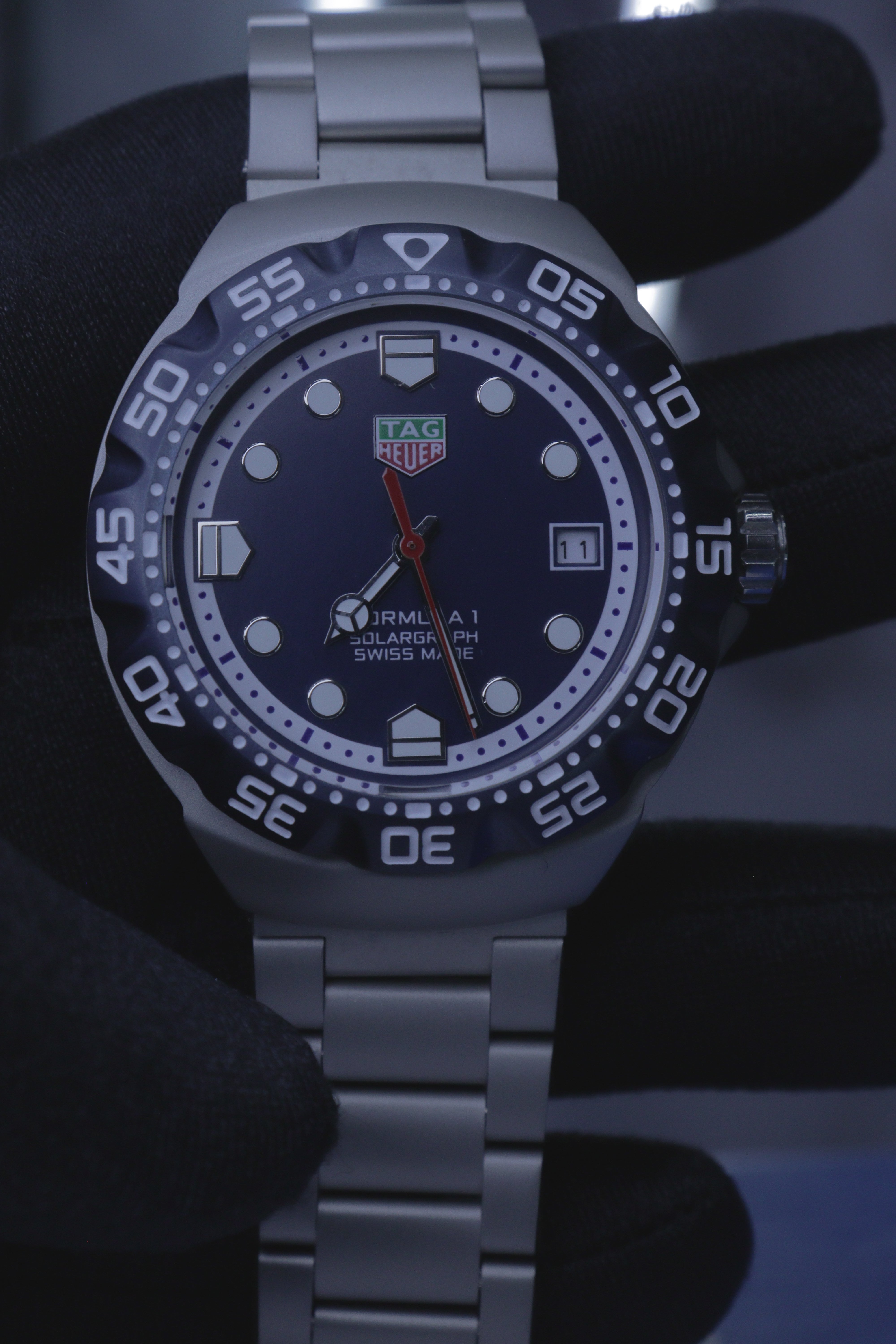 TAG Heuer Formula 1 Solargraph Azul Aço