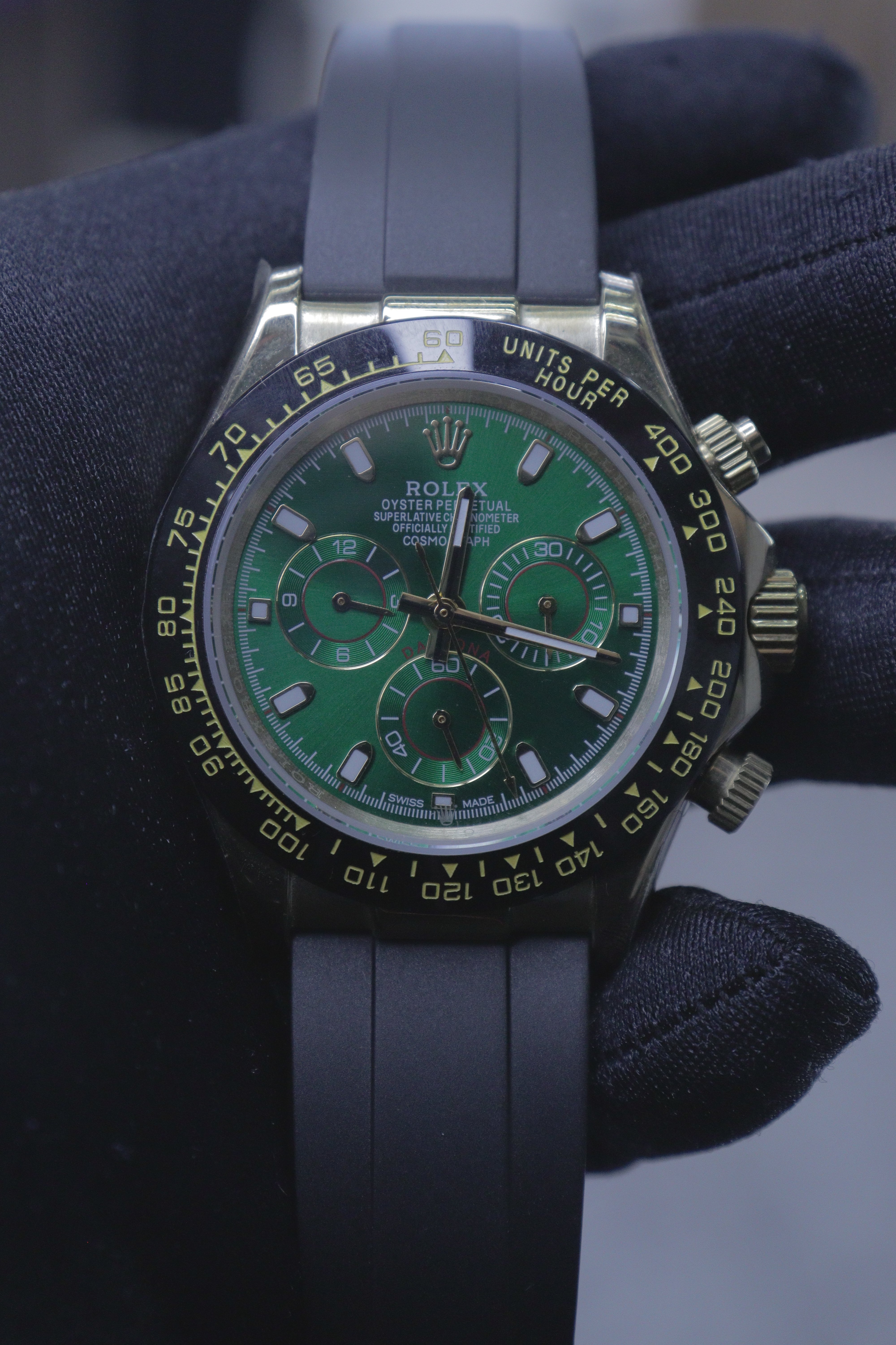 Rolex Oyster Perpetual Cosmograph Daytona Mostrador Verde