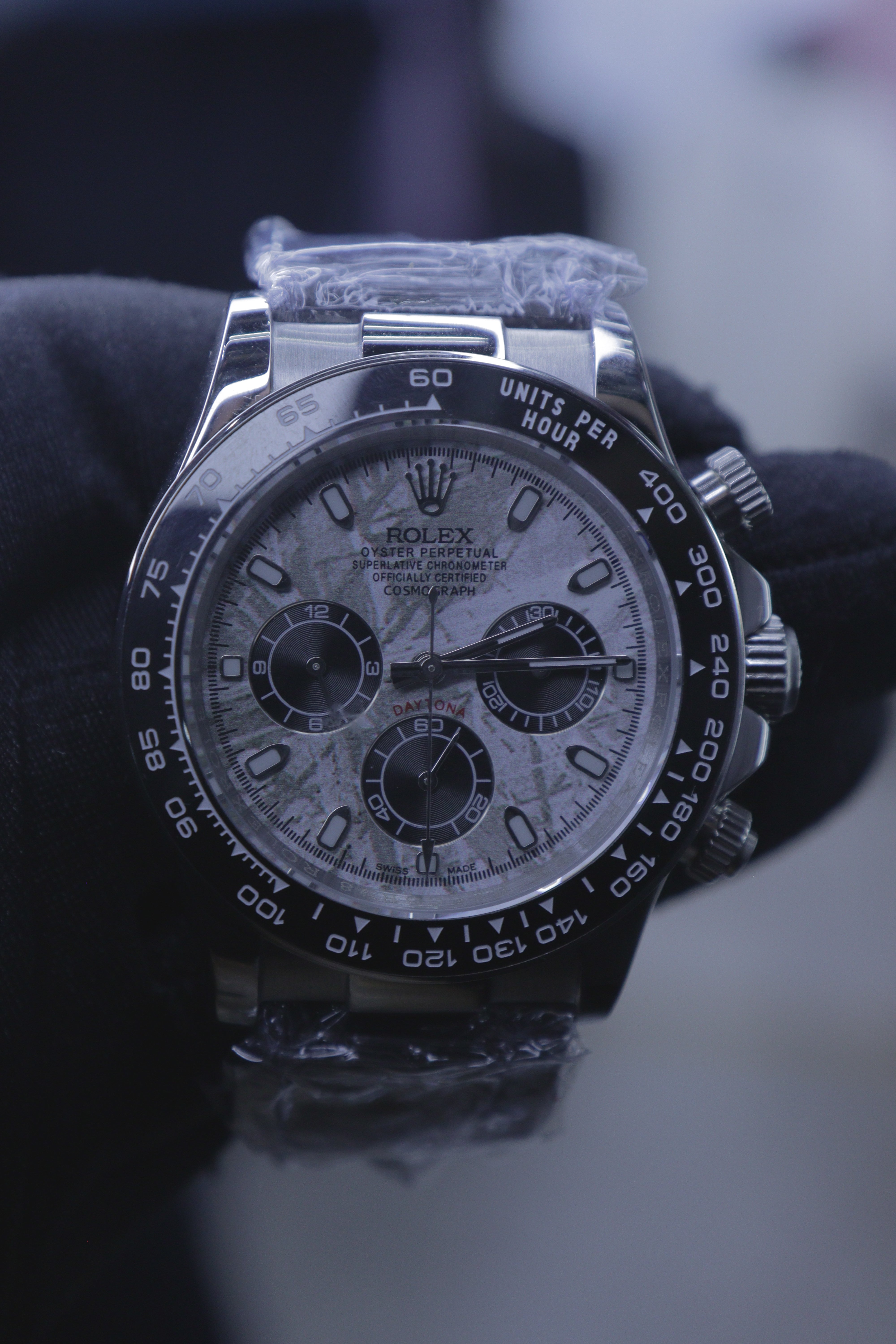 Rolex Oyster Perpetual Cosmograph Daytona Mostrador Meteorito
