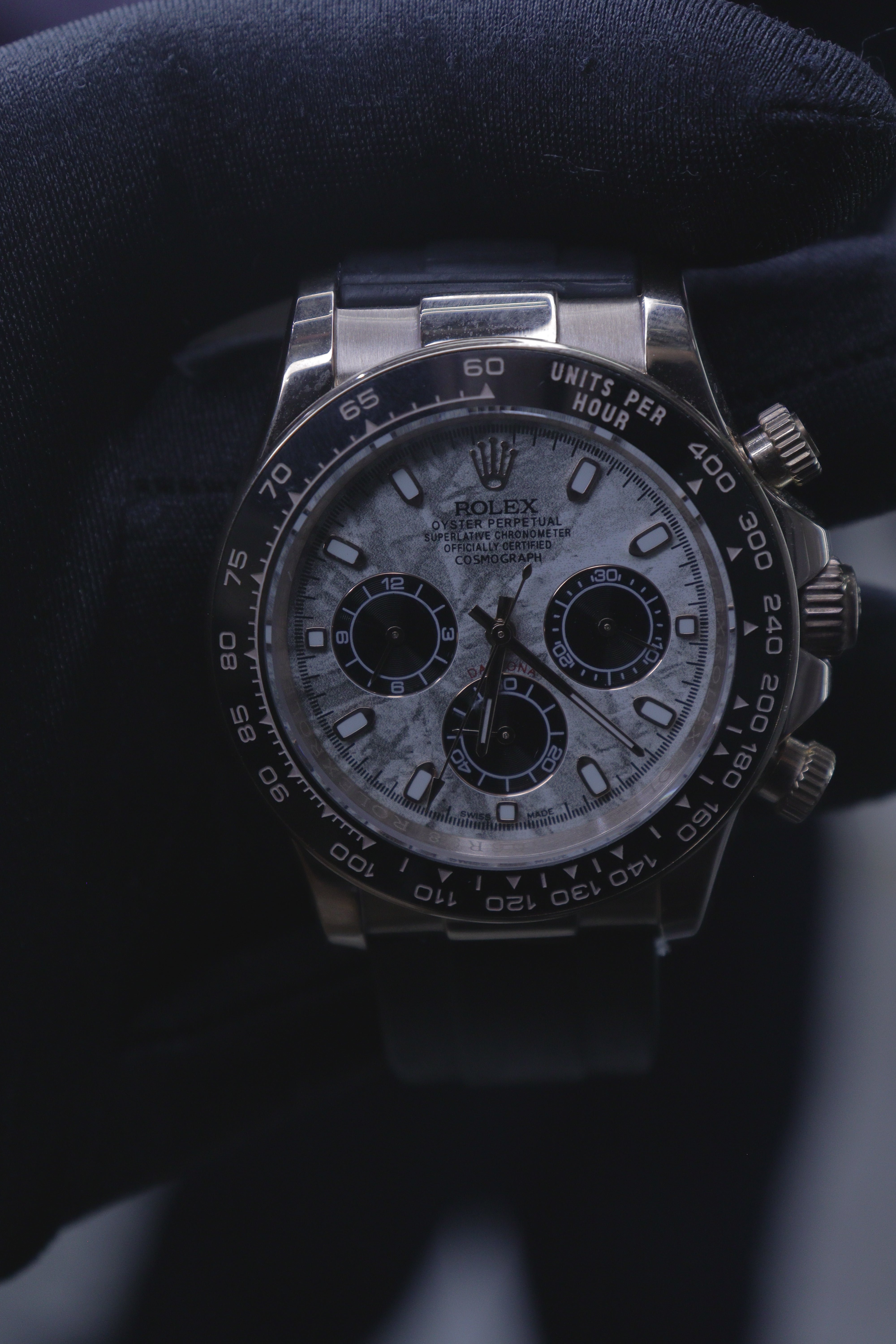 Rolex Oyster Perpetual Cosmograph Daytona Mostrador Meteorito
