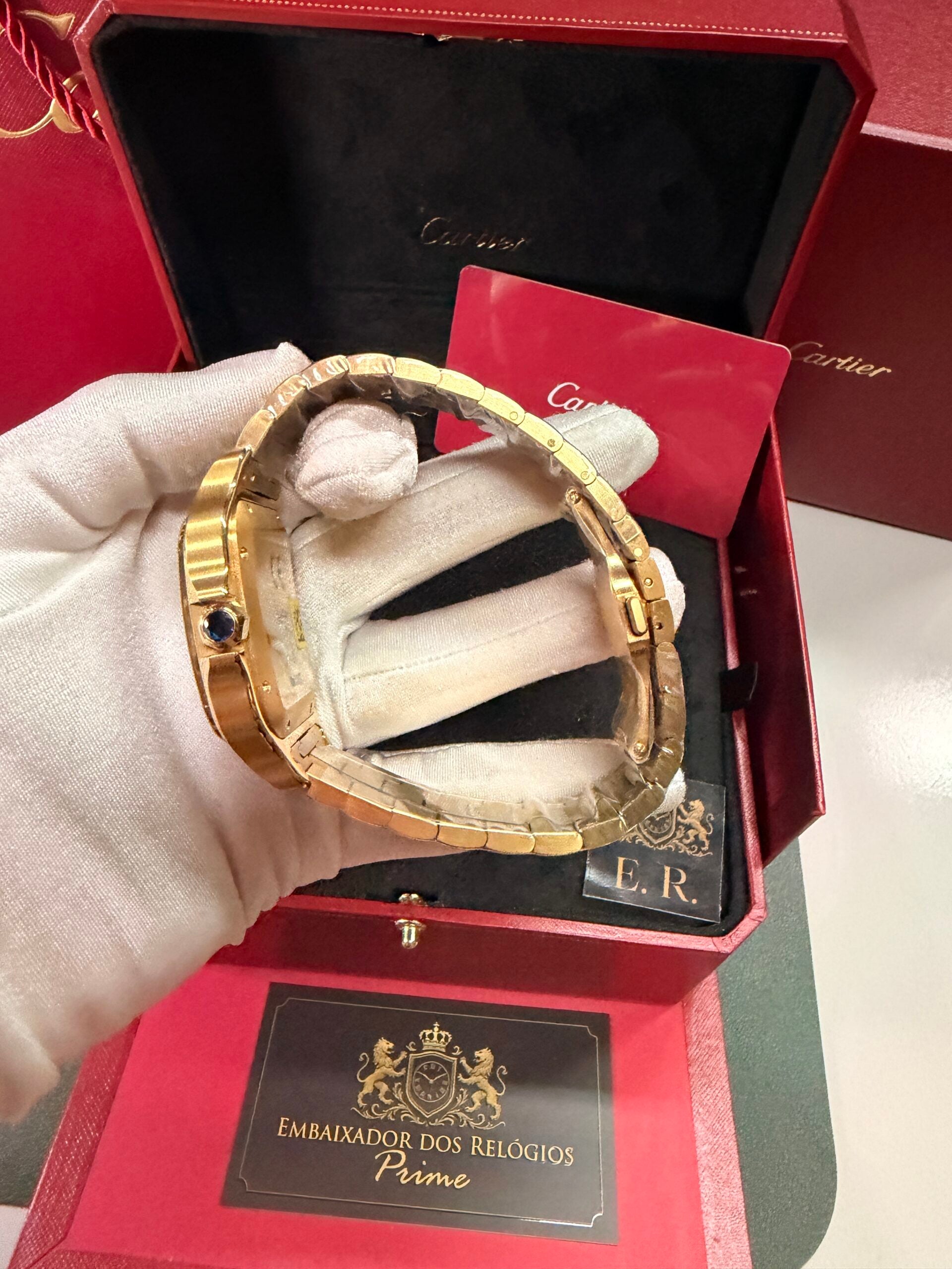 Cartier Santos Dourado – Grande