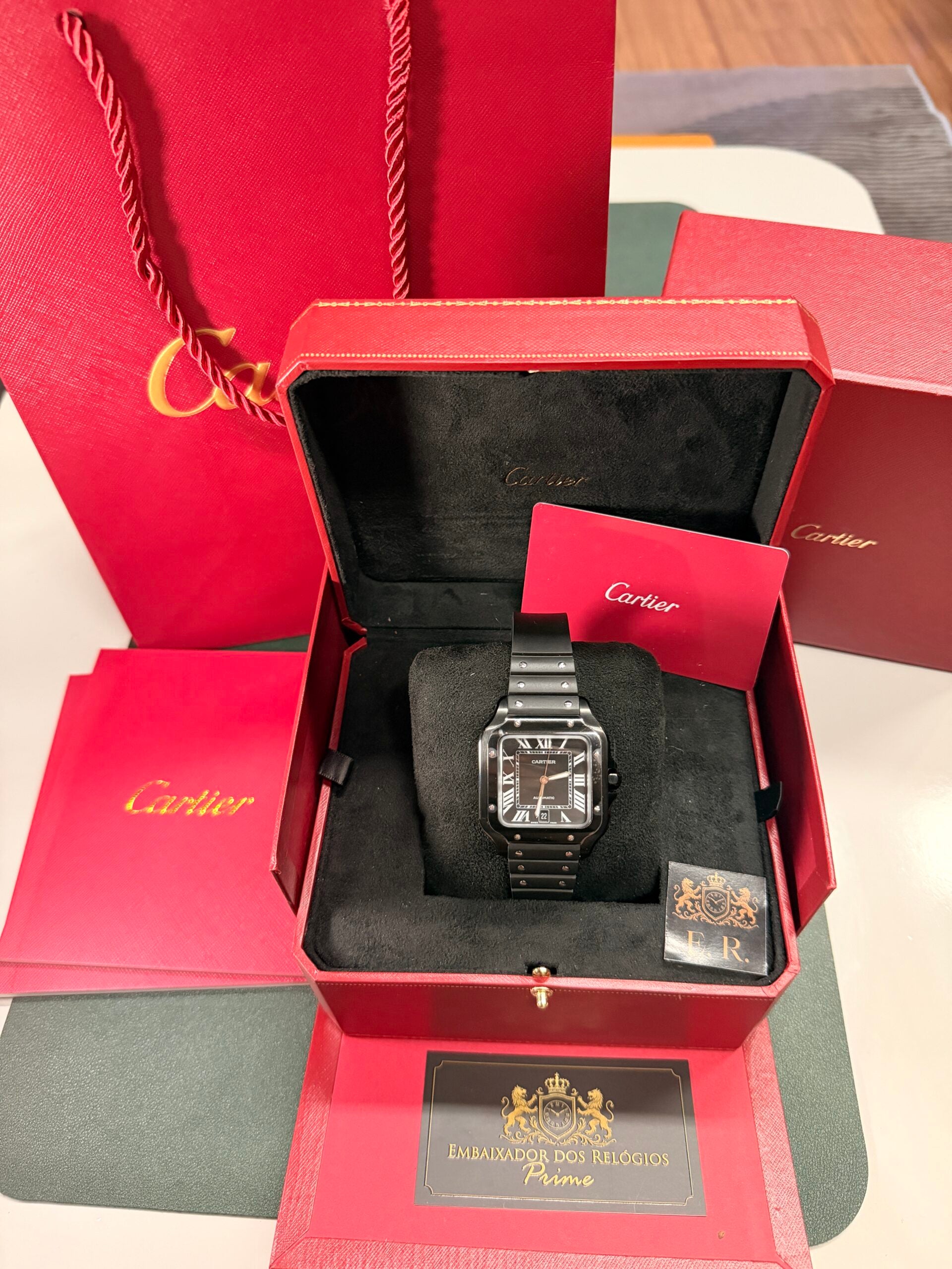 Cartier Santos All Black – Grande