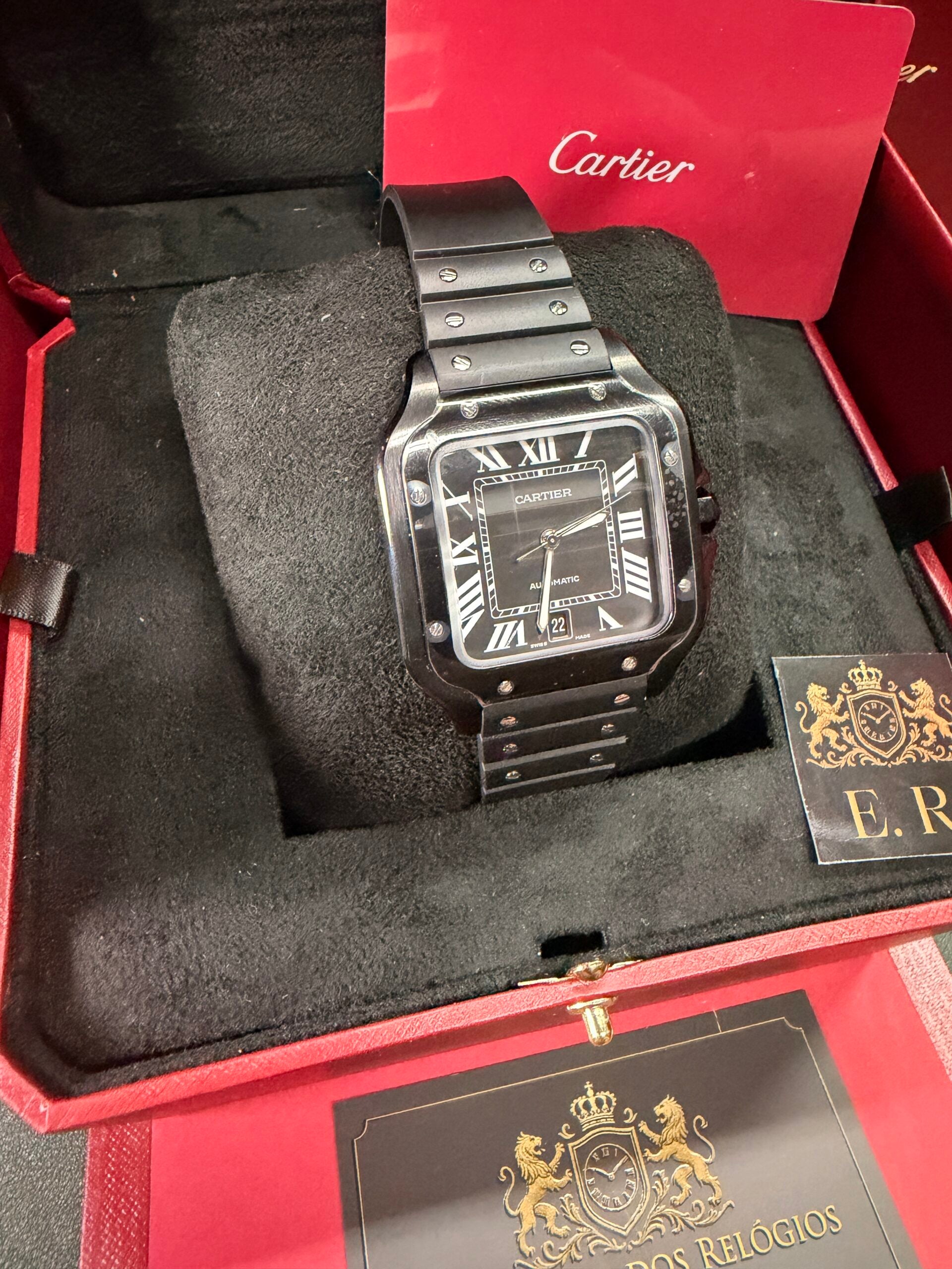 Cartier Santos All Black – Grande