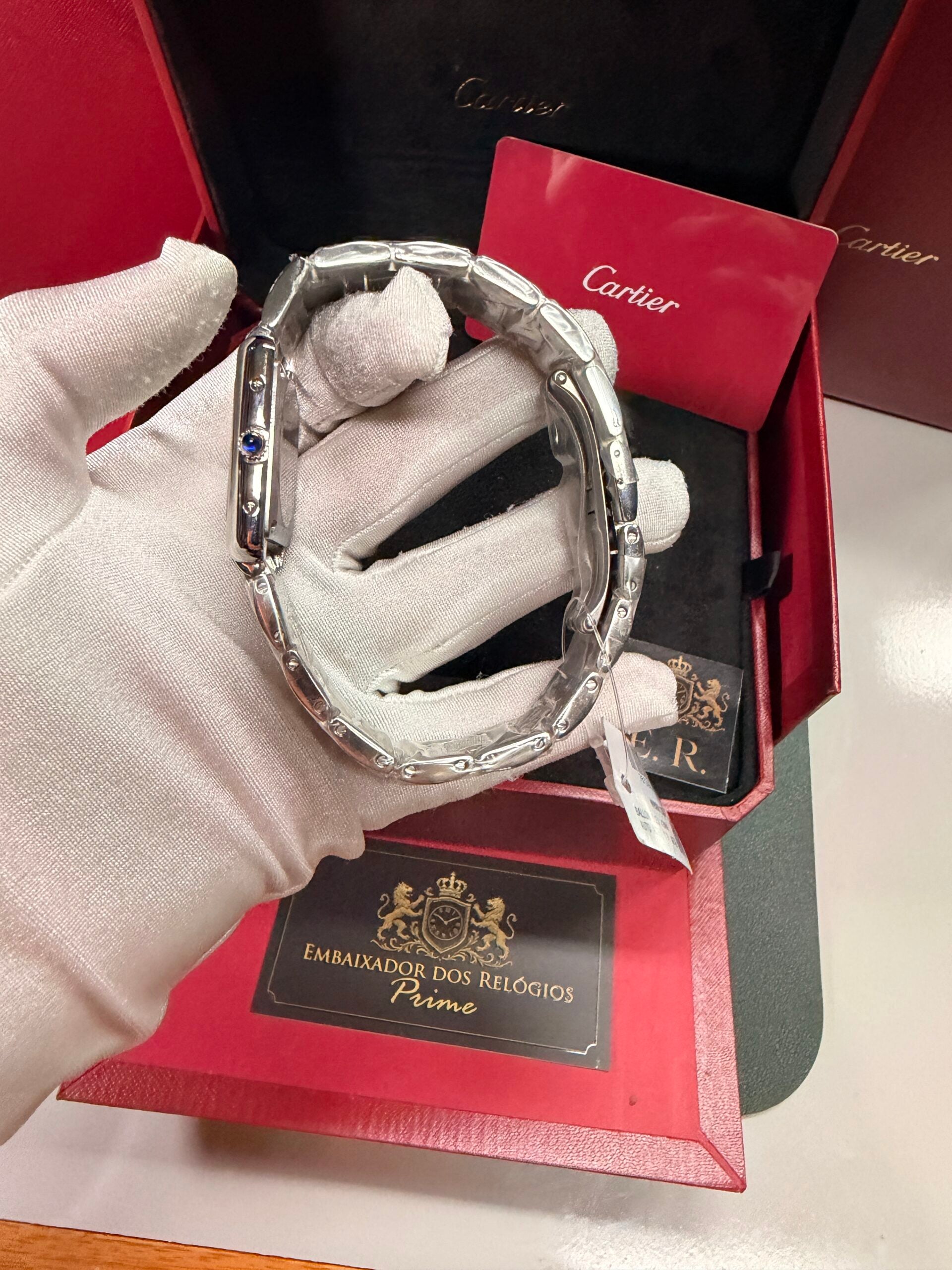 Cartier Tank Must Prata – Médio