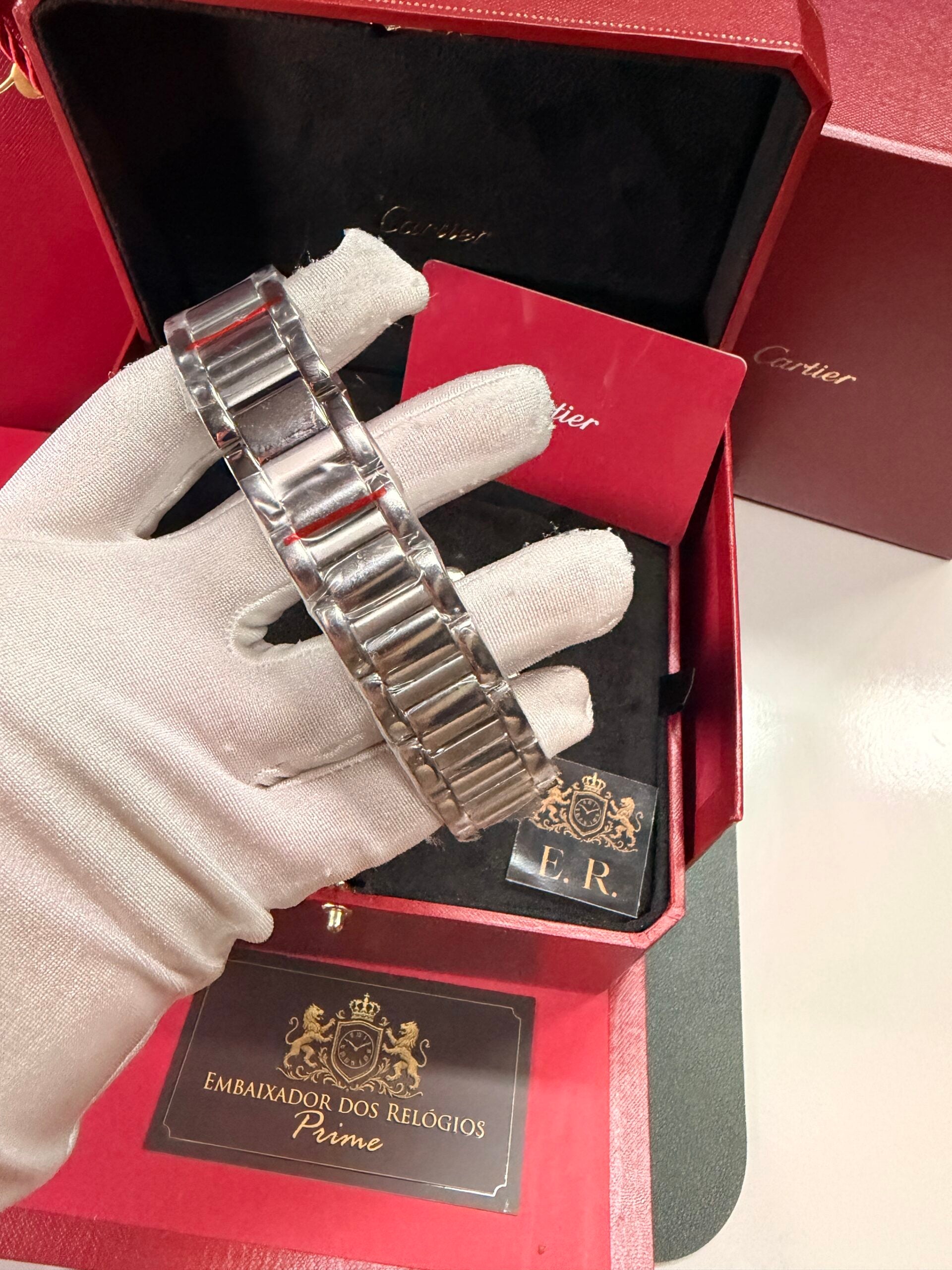 Cartier Tank Must Prata – Médio
