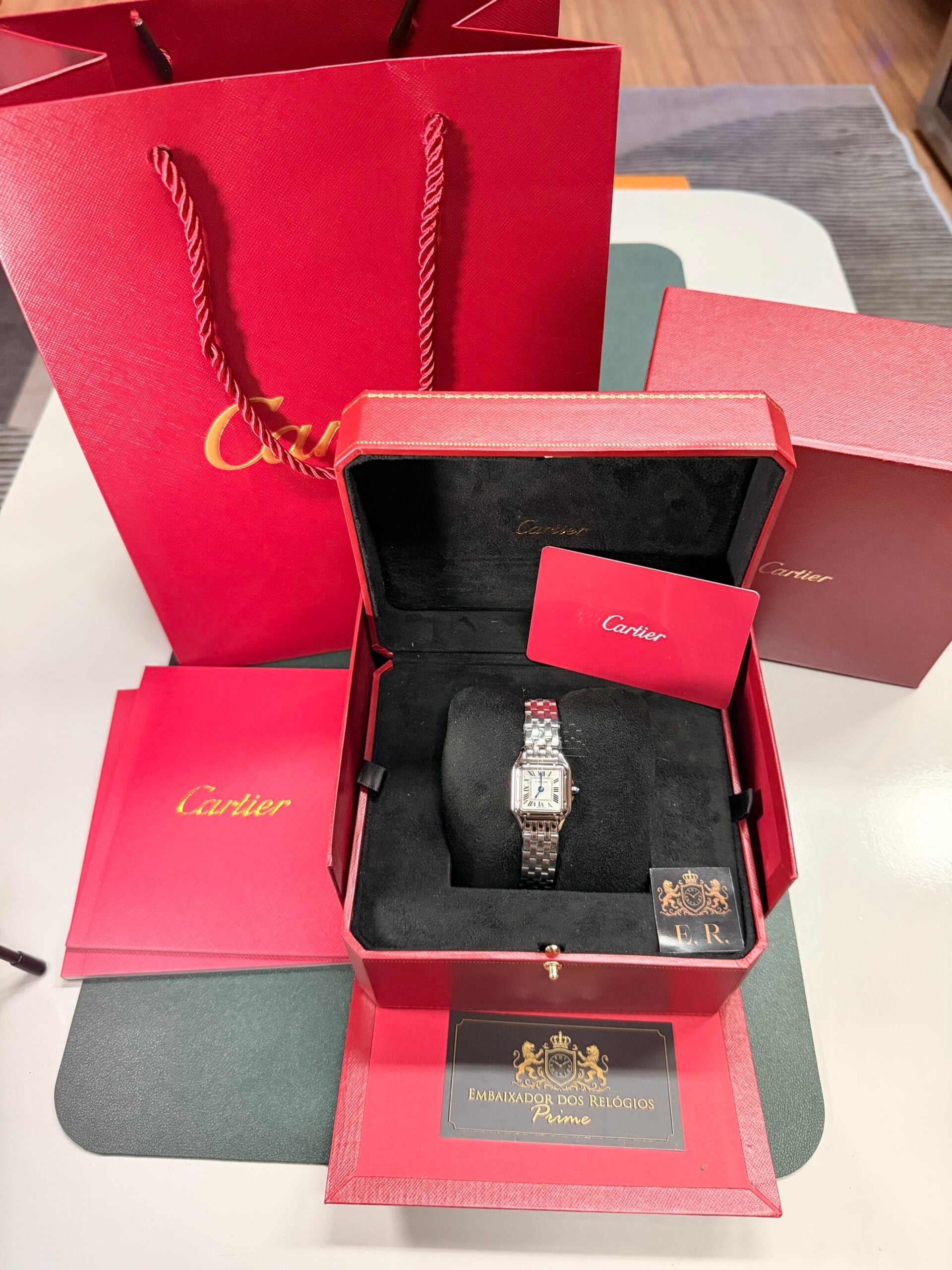 Cartier Santos Prata – Mini