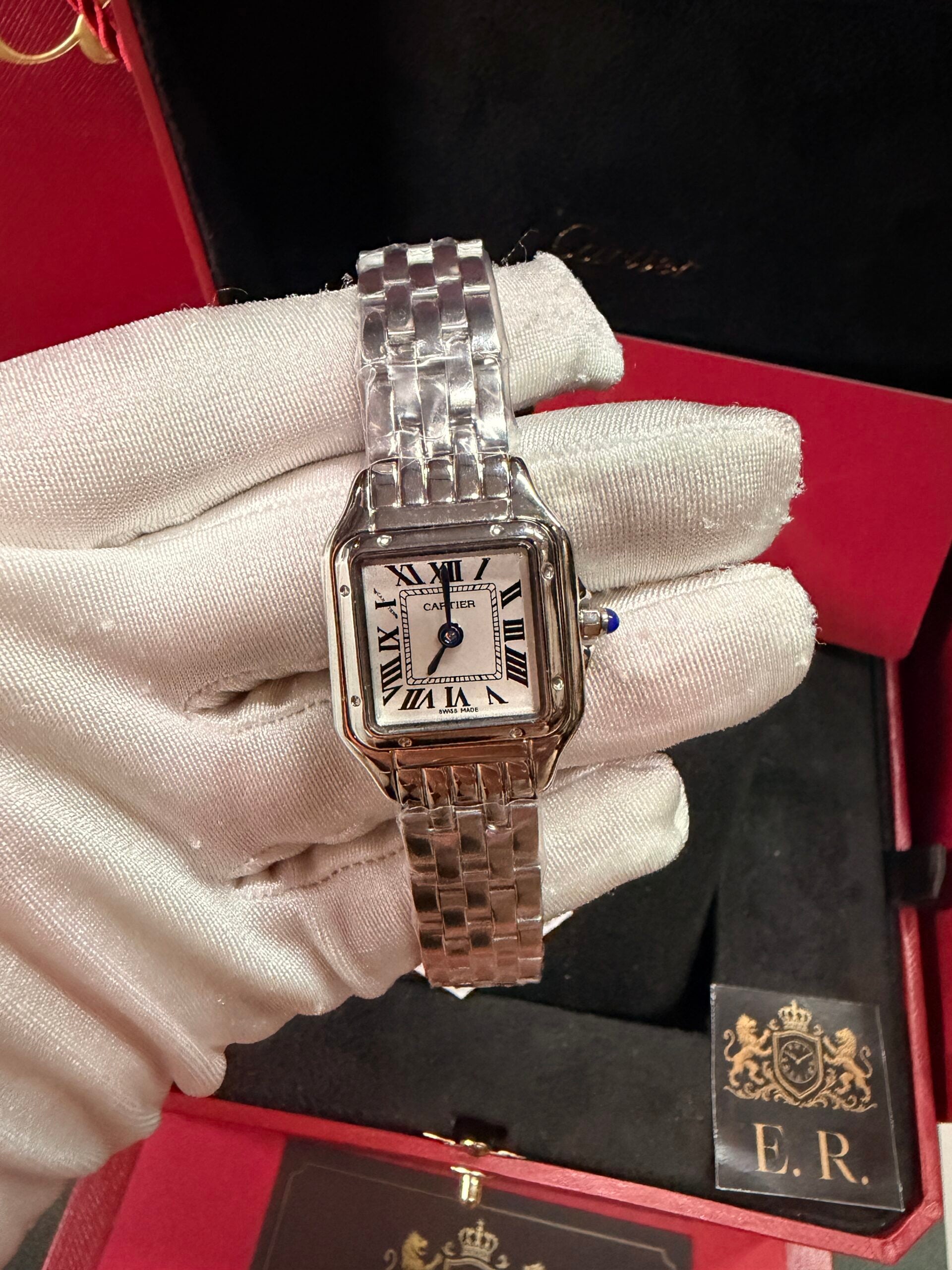 Cartier Santos Prata – Mini